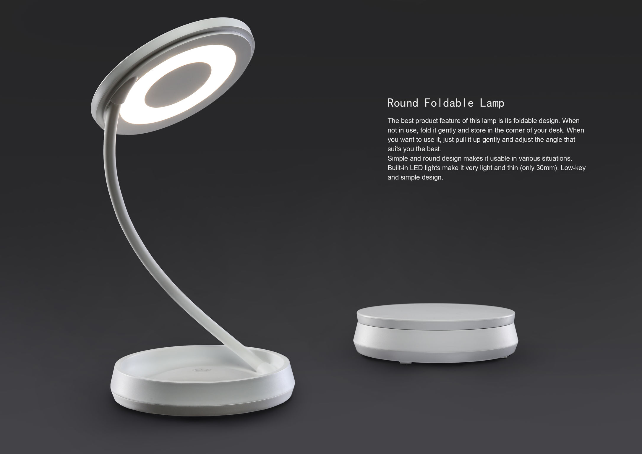 Round Foldable Lamp