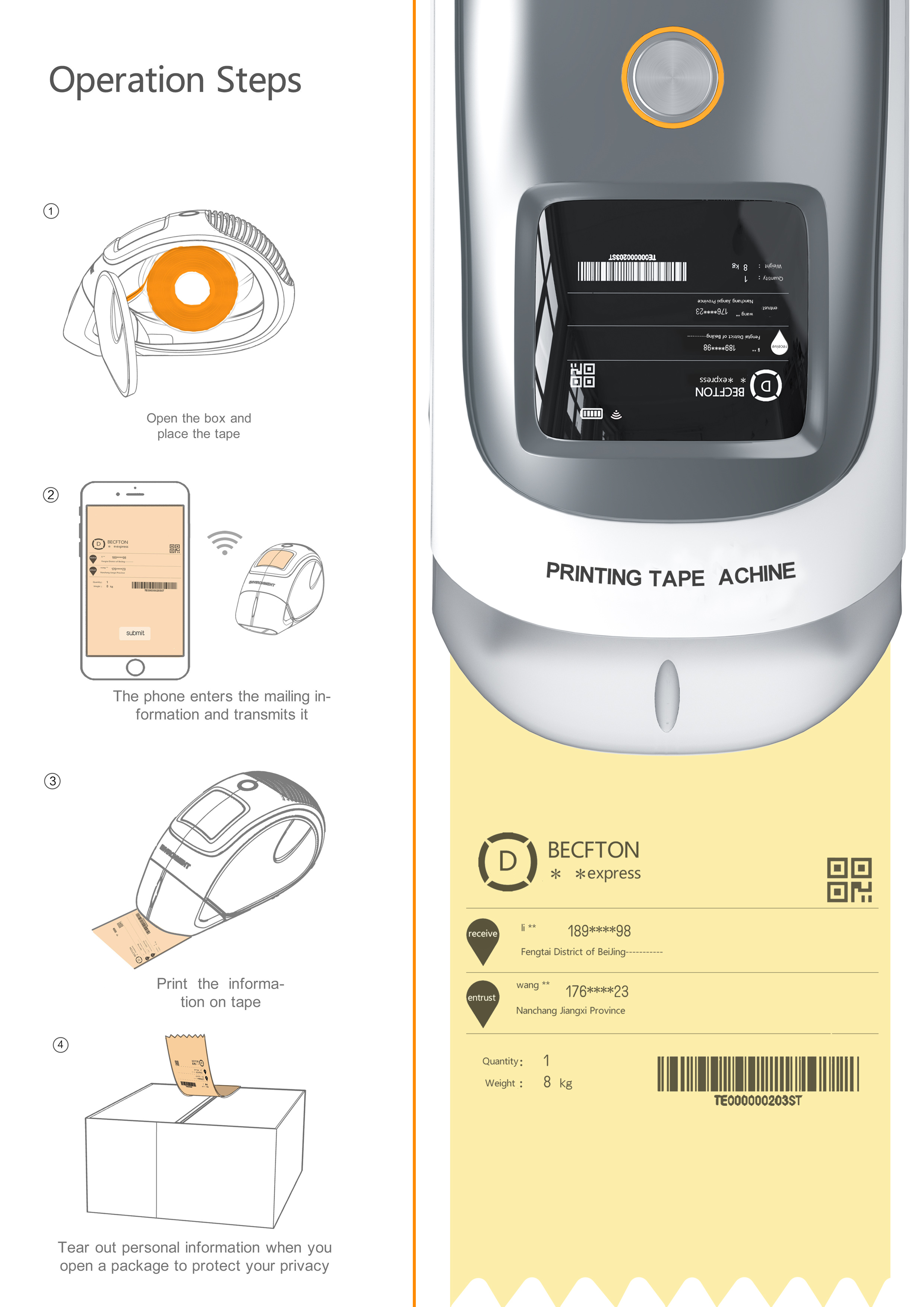 Courier Tape Printer