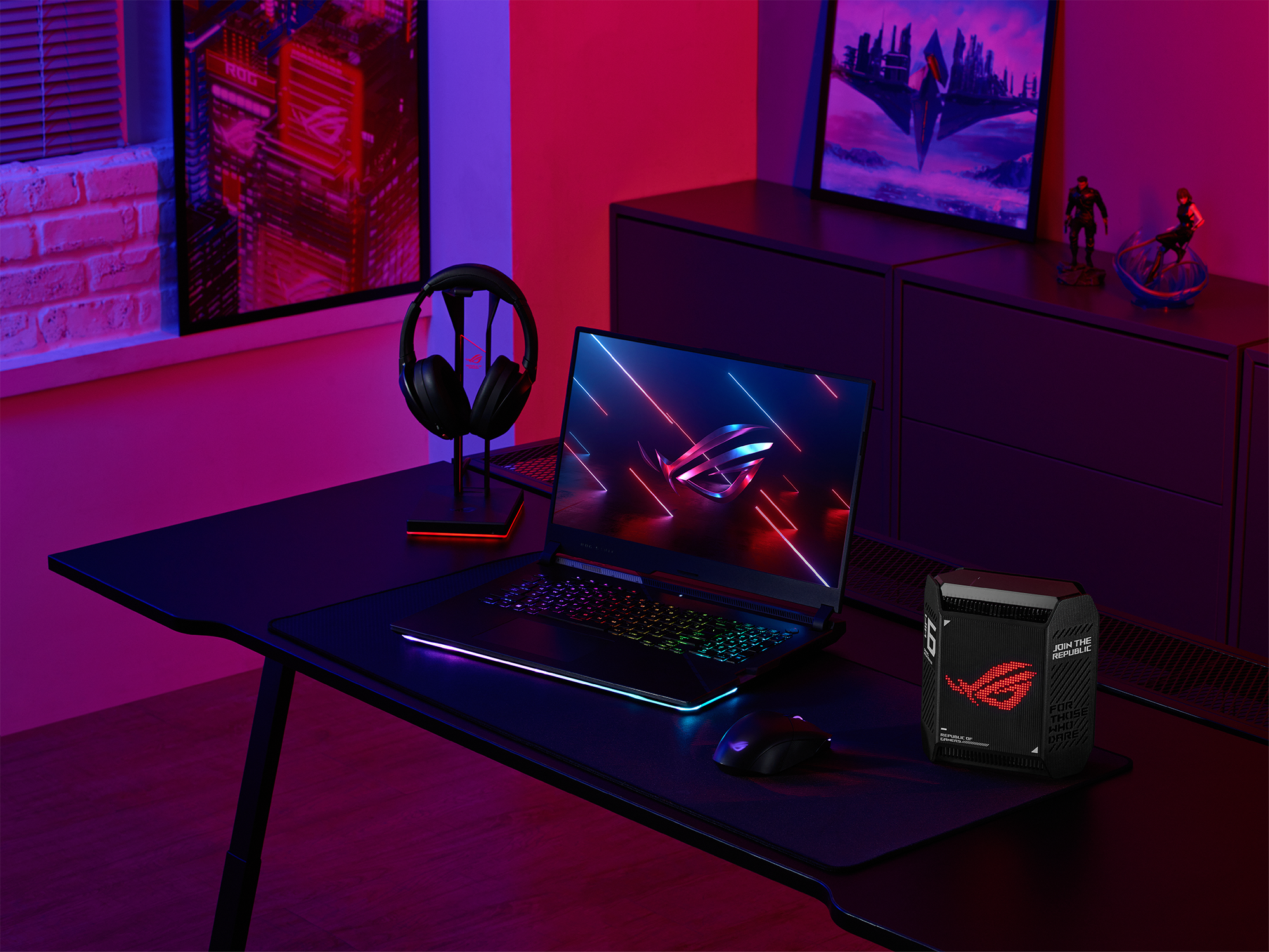 The ROG Rapture Gaming Mesh system series