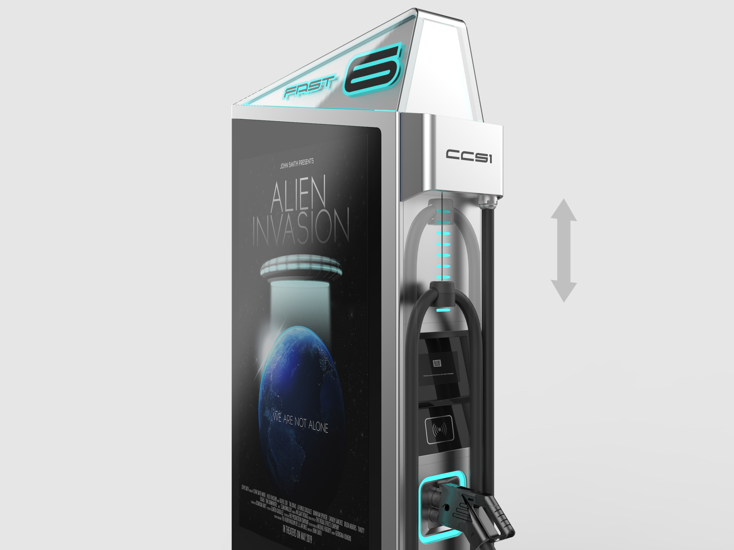 AUO Display+ Electric Vehicle Charging Station