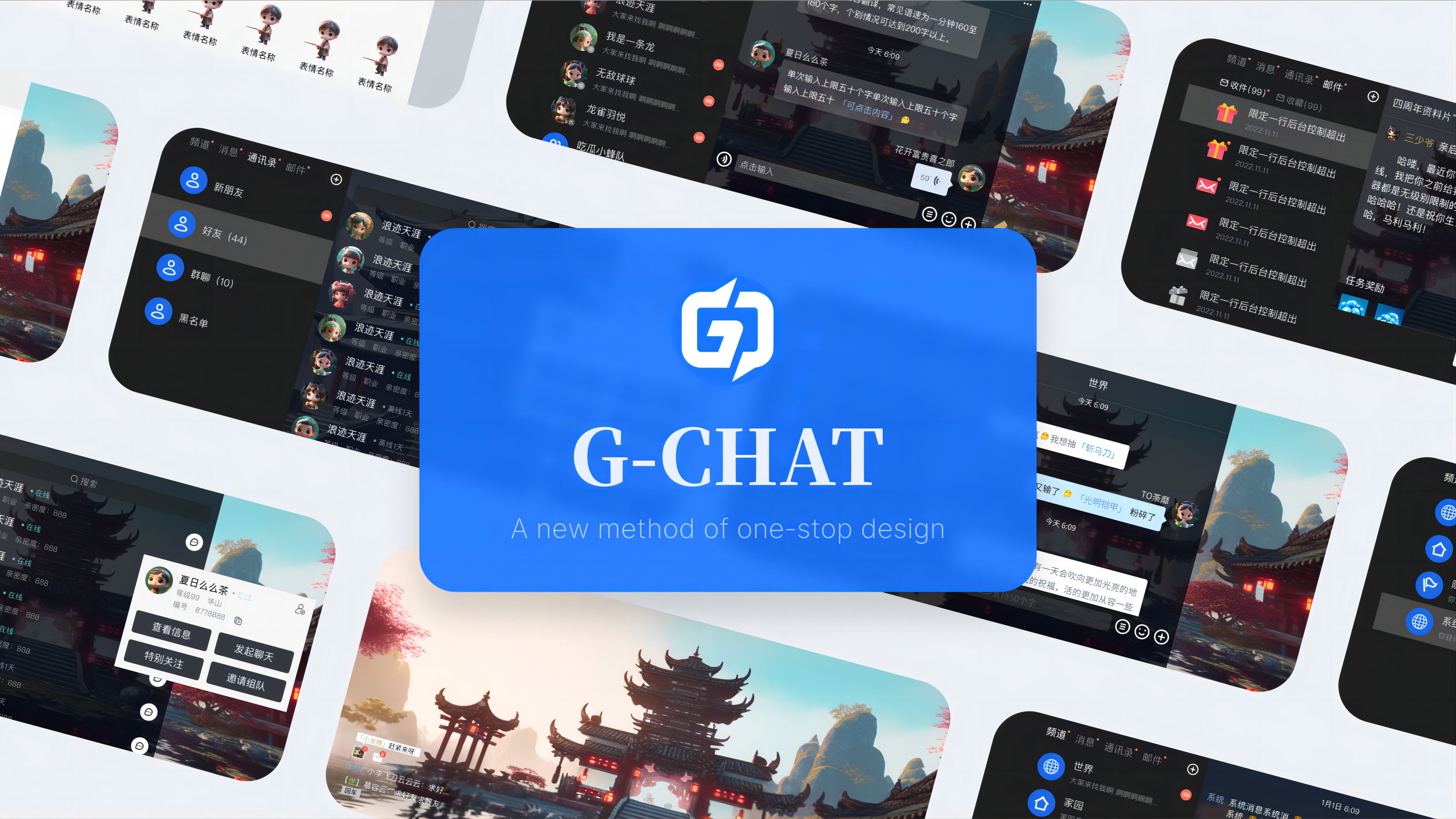 G-Chat - Pluggable game social modular system 