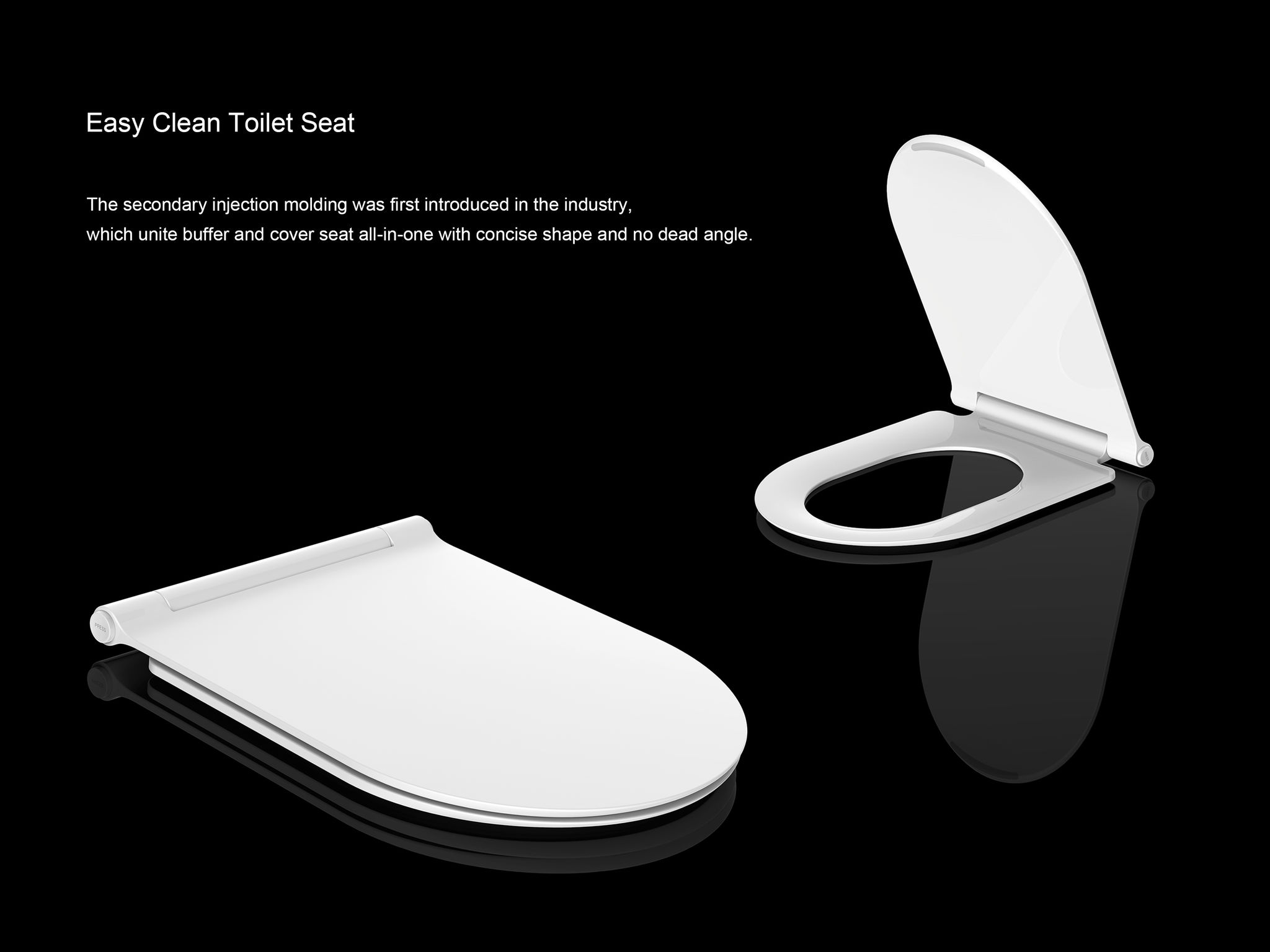 Easy Clean Toilet Seat