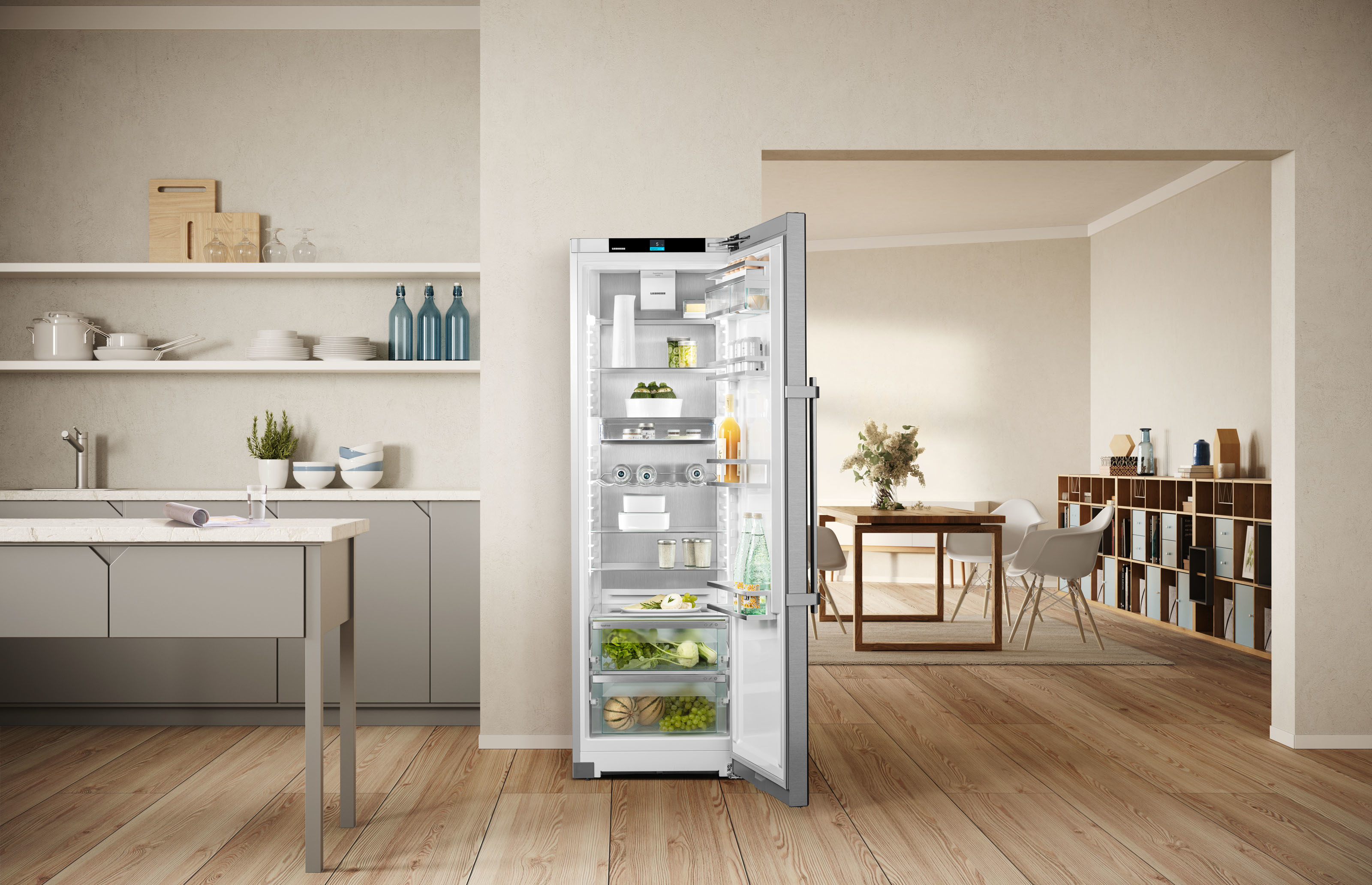 Freestanding fridge-series