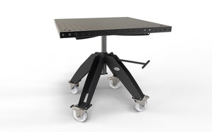 Siegmund Height Adjustable Rotating Table Mobile