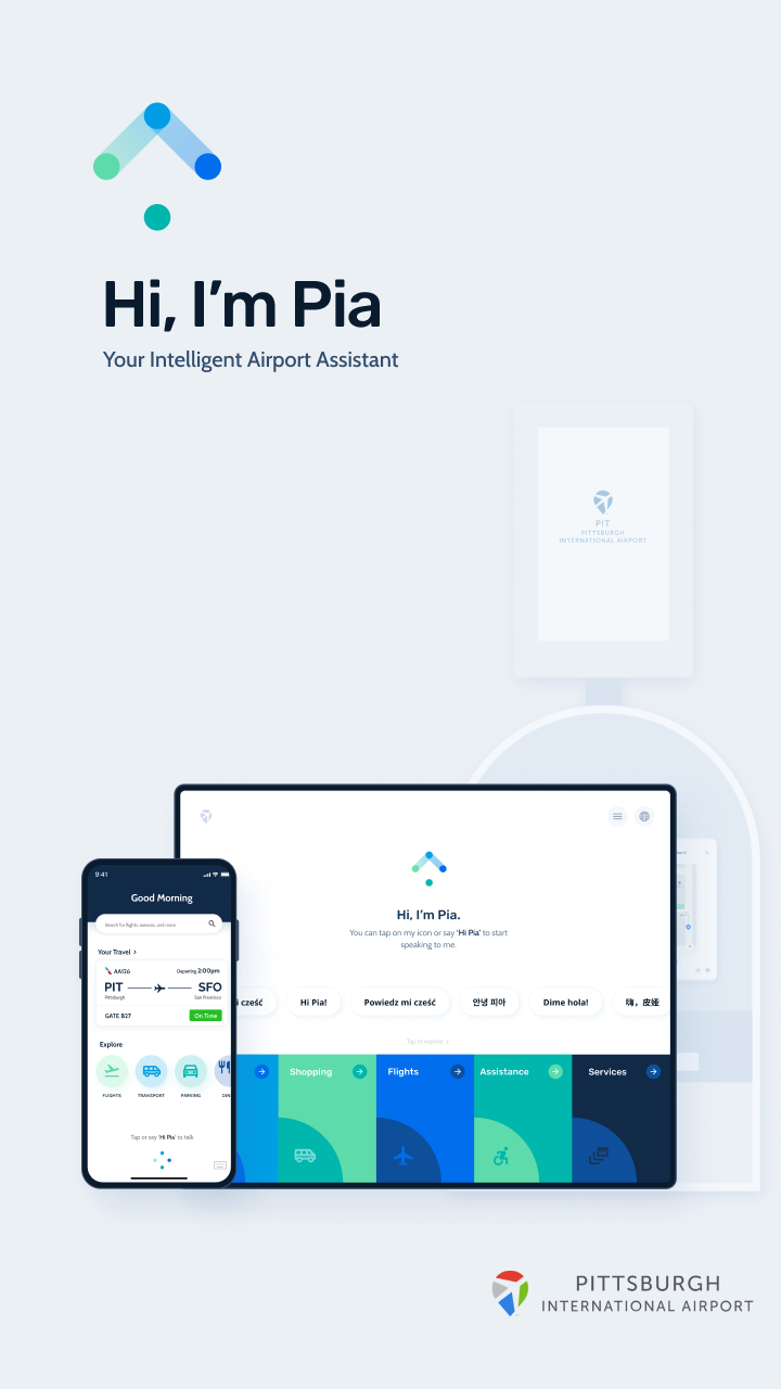 PIA - An All-in-one Voice Assistant For Airports 