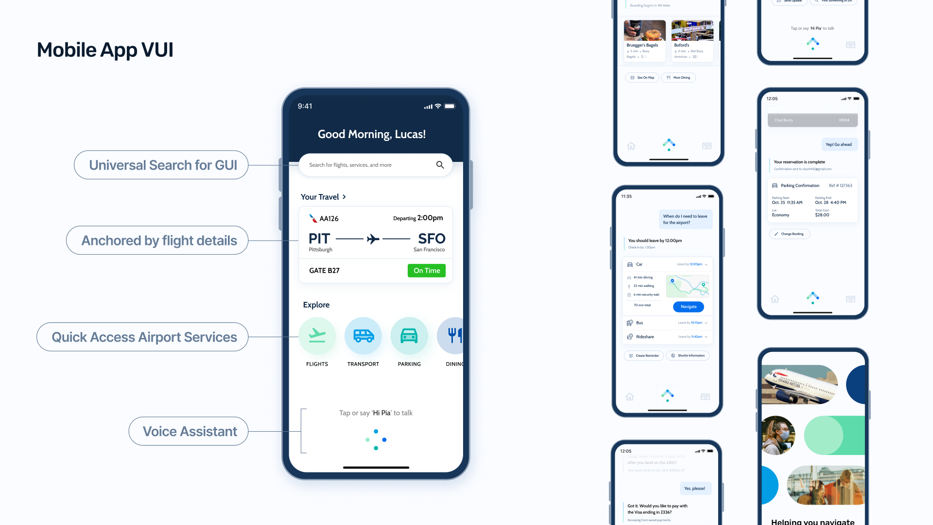 PIA - An All-in-one Voice Assistant For Airports 