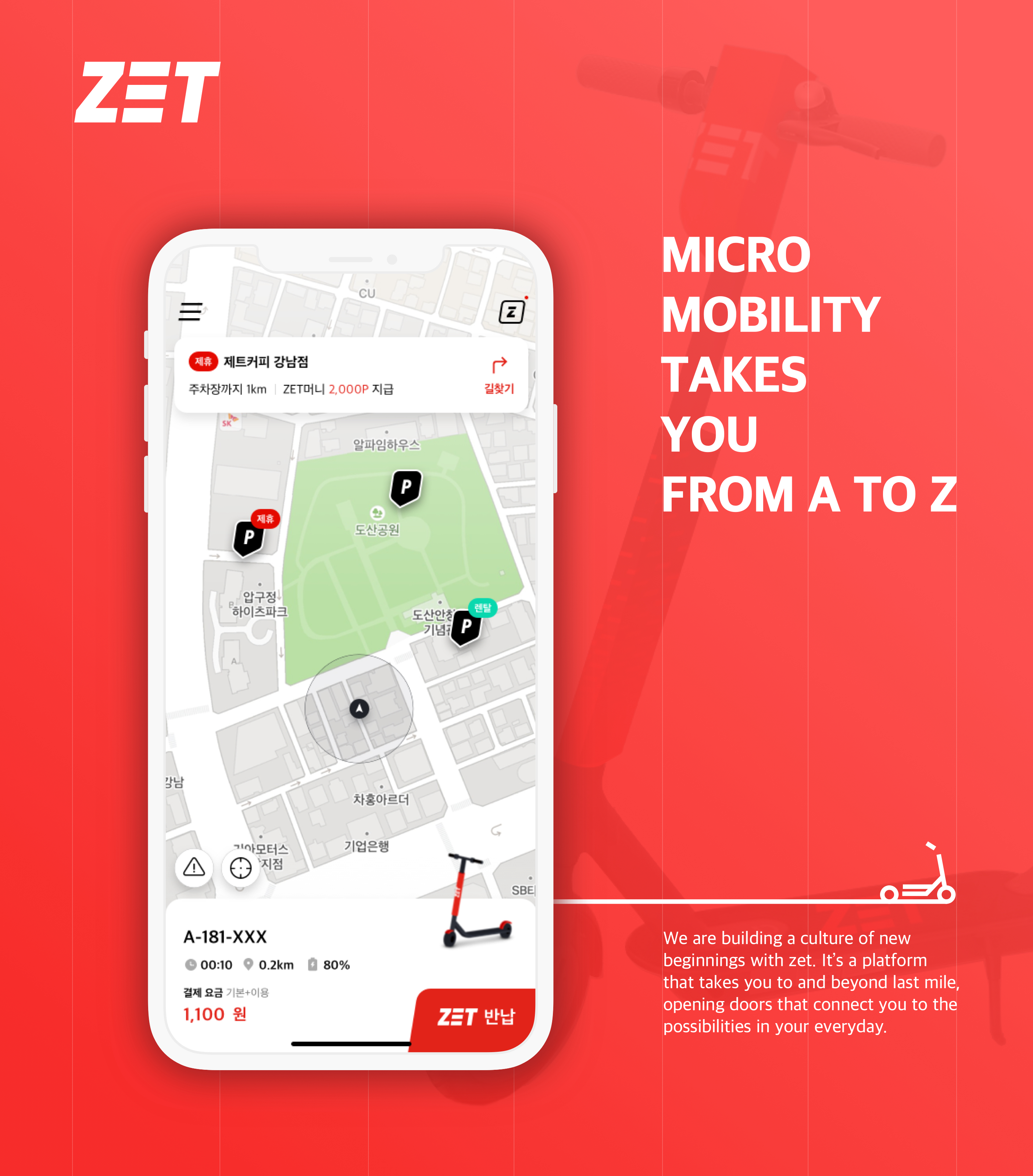 Micro Mobility Sharing : ZET