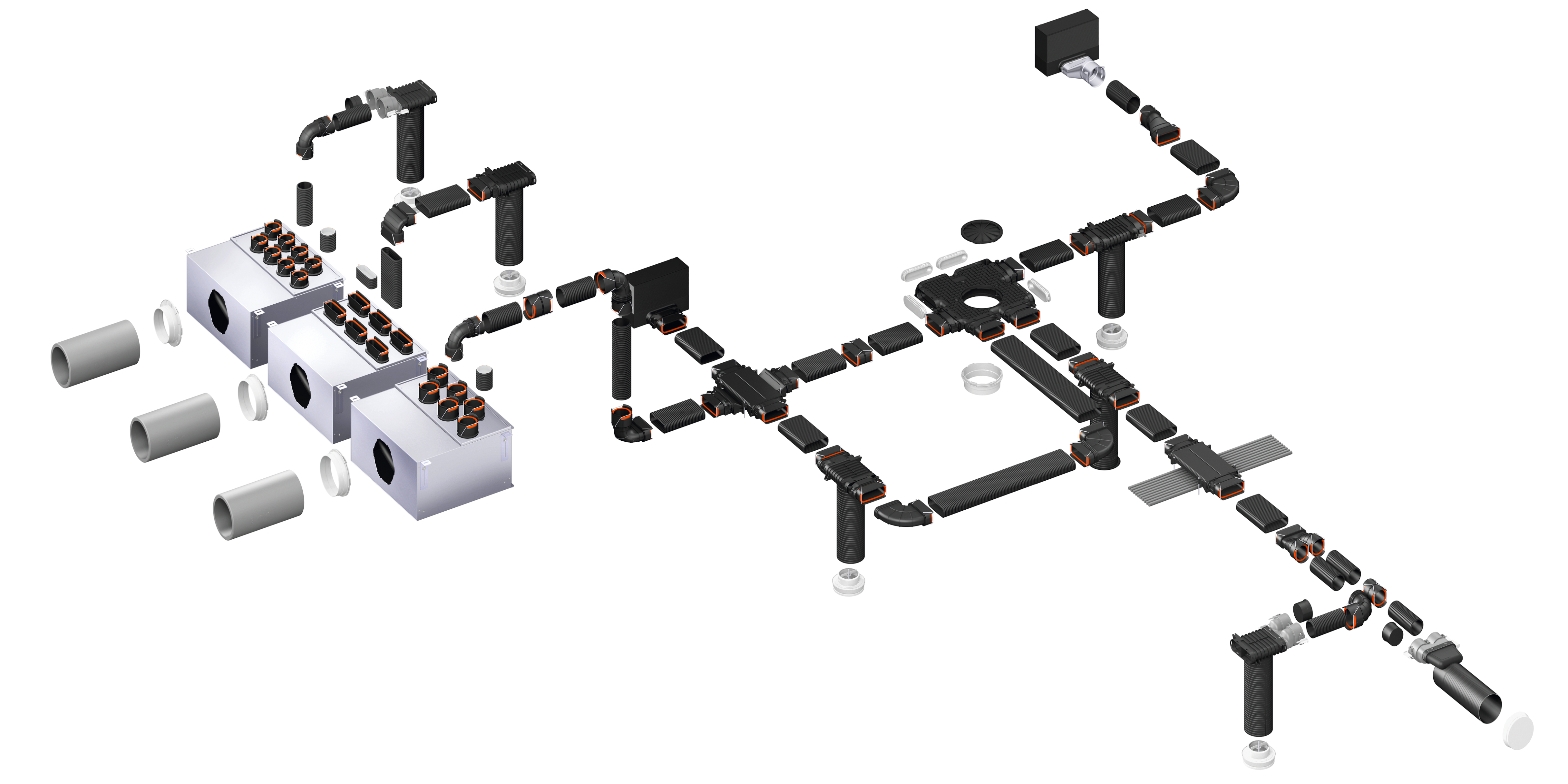 Click-and-Go Air distribution system