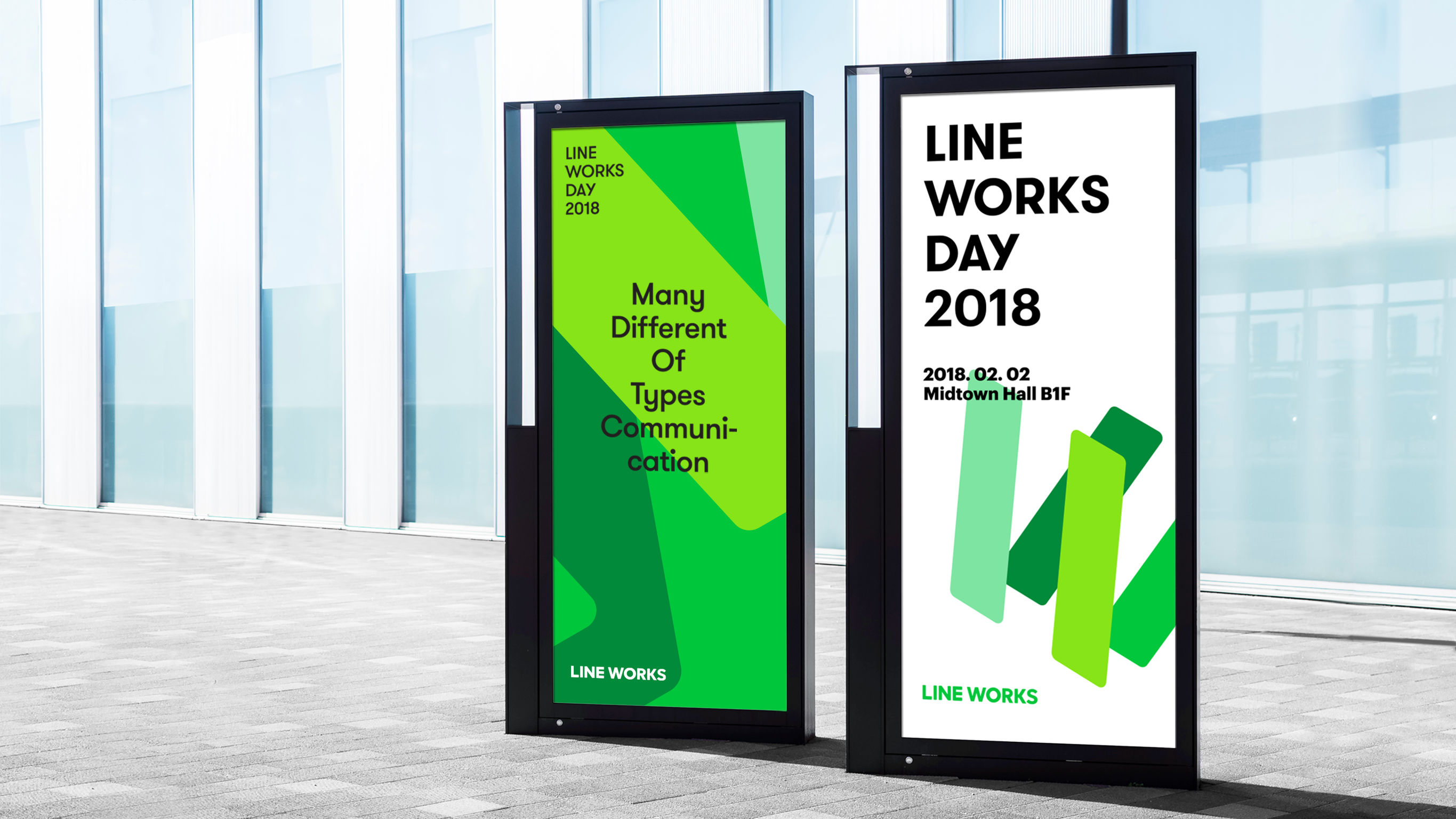 LINE WORKS Brand Identity & Experience Design