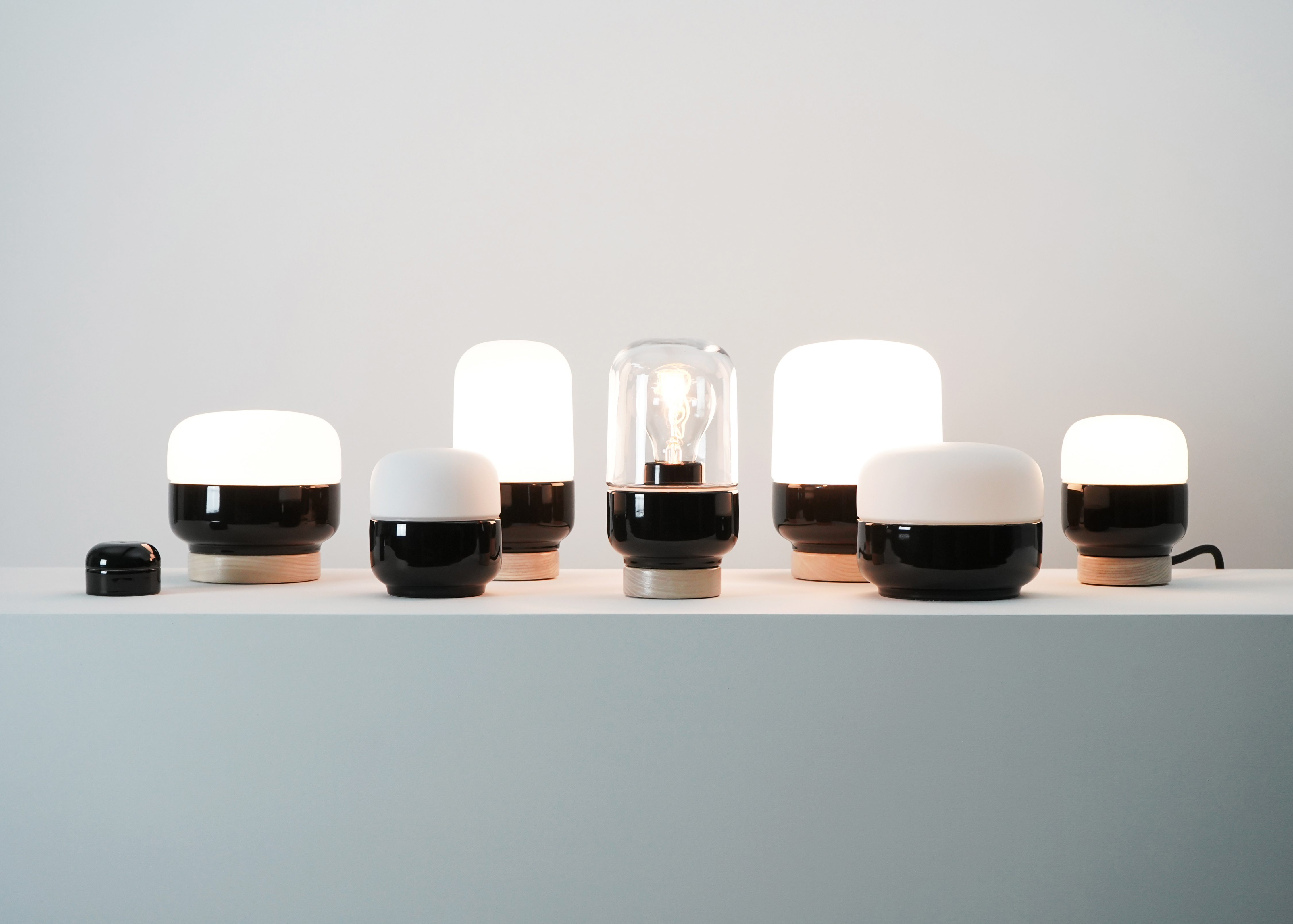 Ohm porcelain lights collection