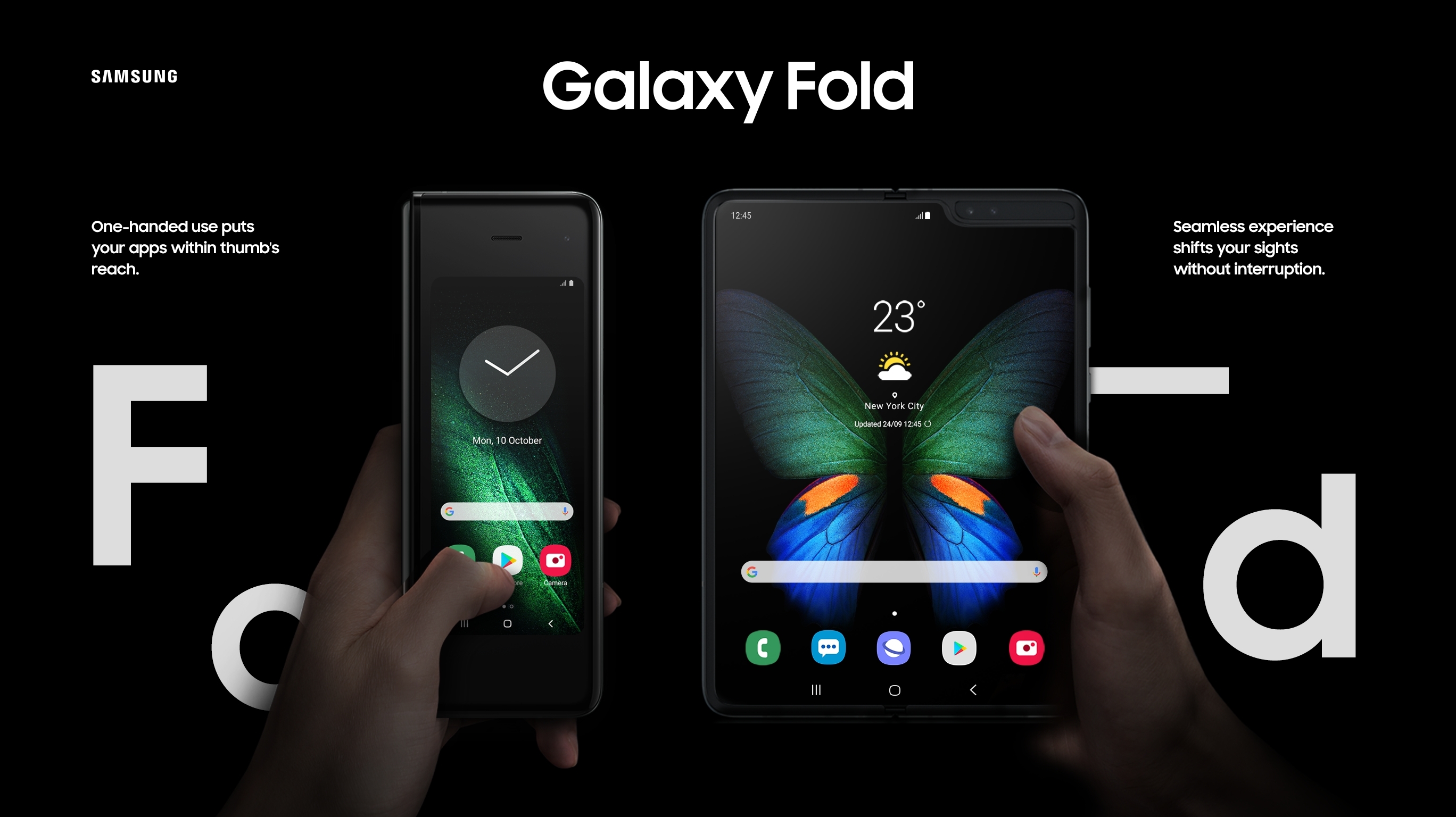 Foldable UX for GALAXY FOLD