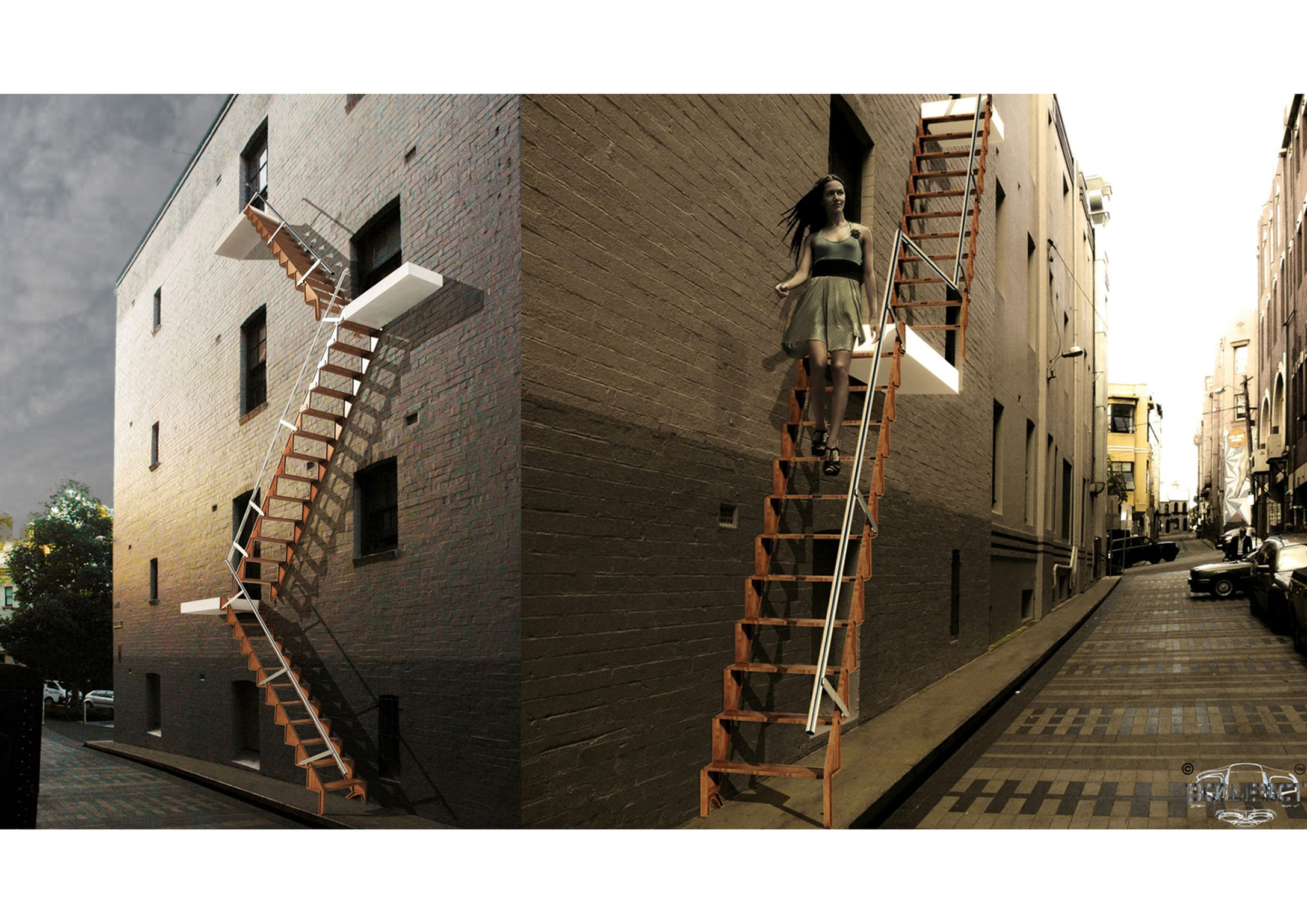 Bcompact Hybrid Stairs & Ladders