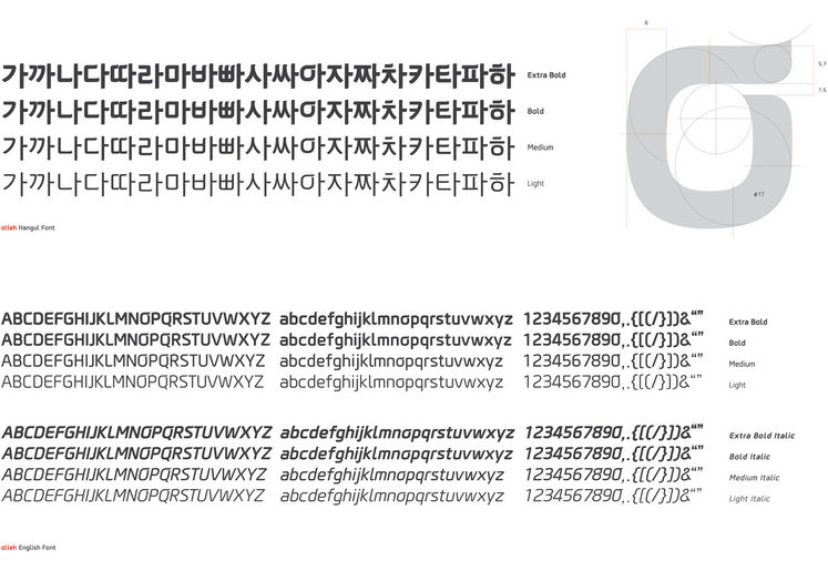 olleh typeface