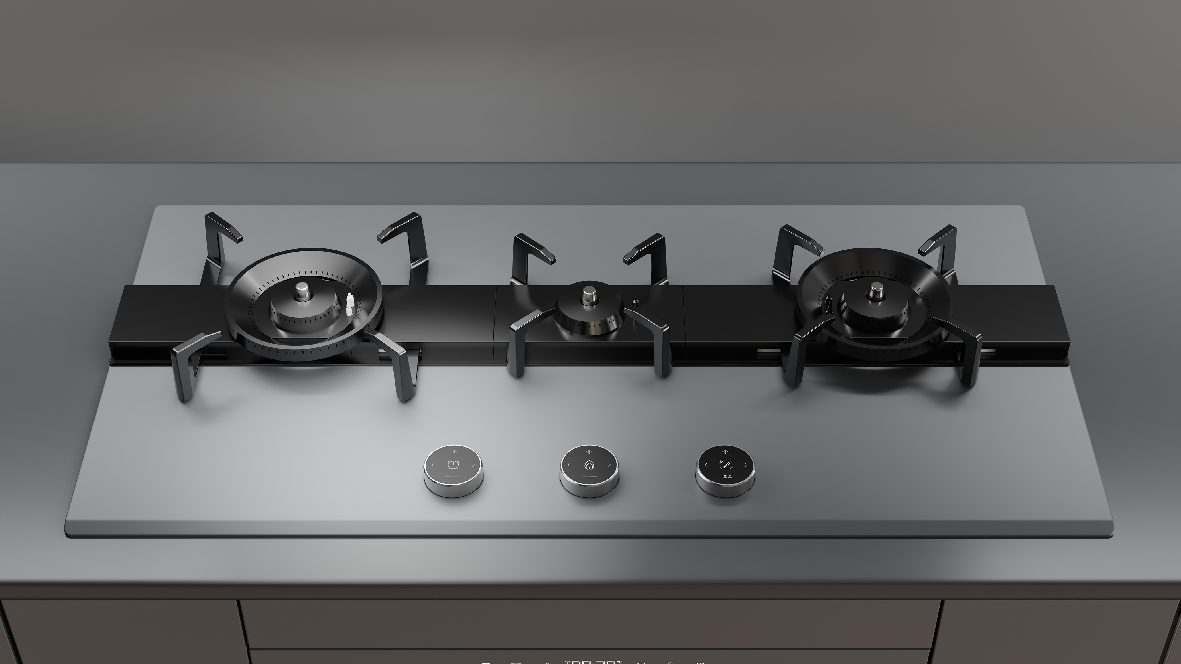 Casarte  Adjustable Three-Burner Gas Stove