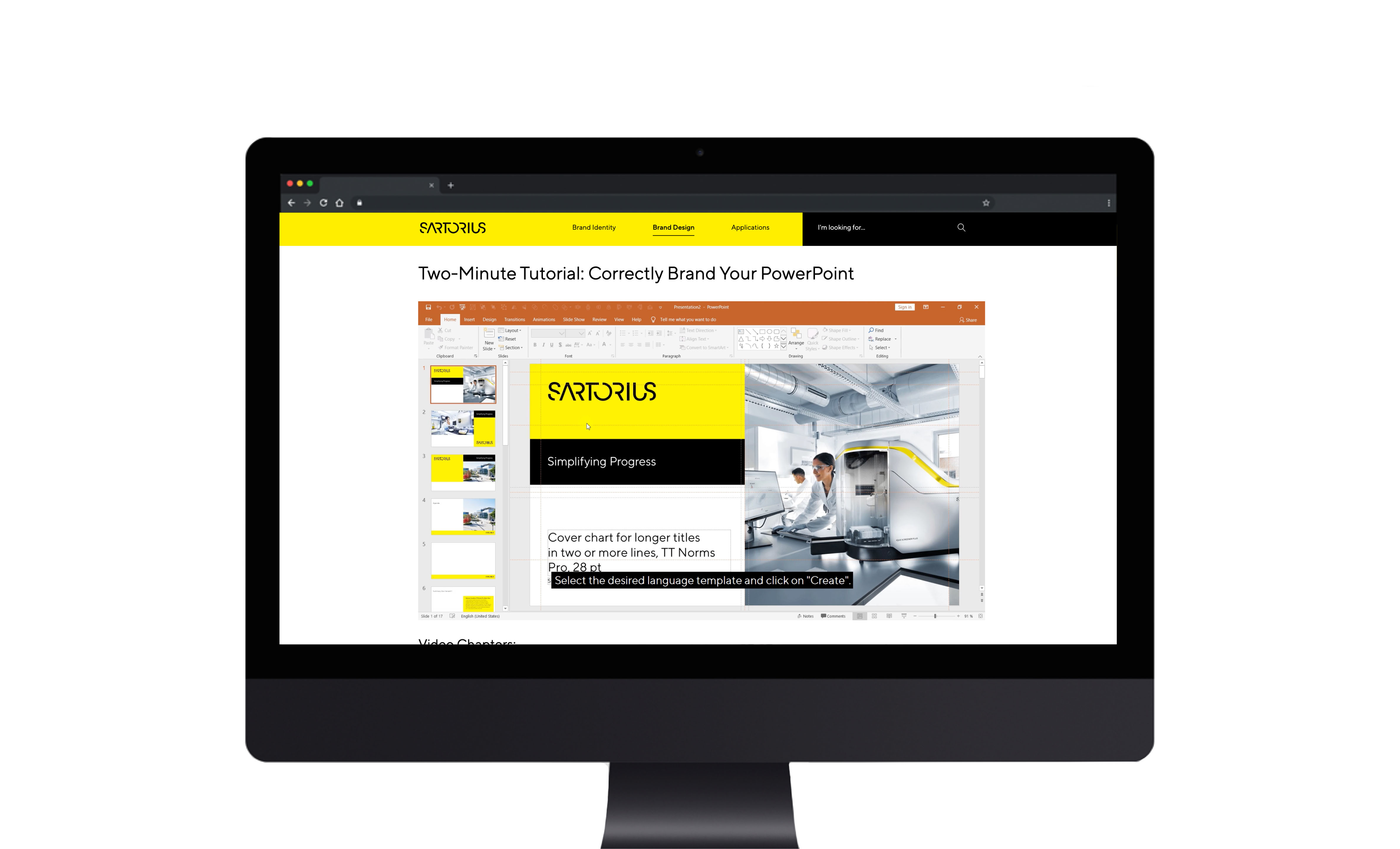 Sartorius Brand & Design Platform