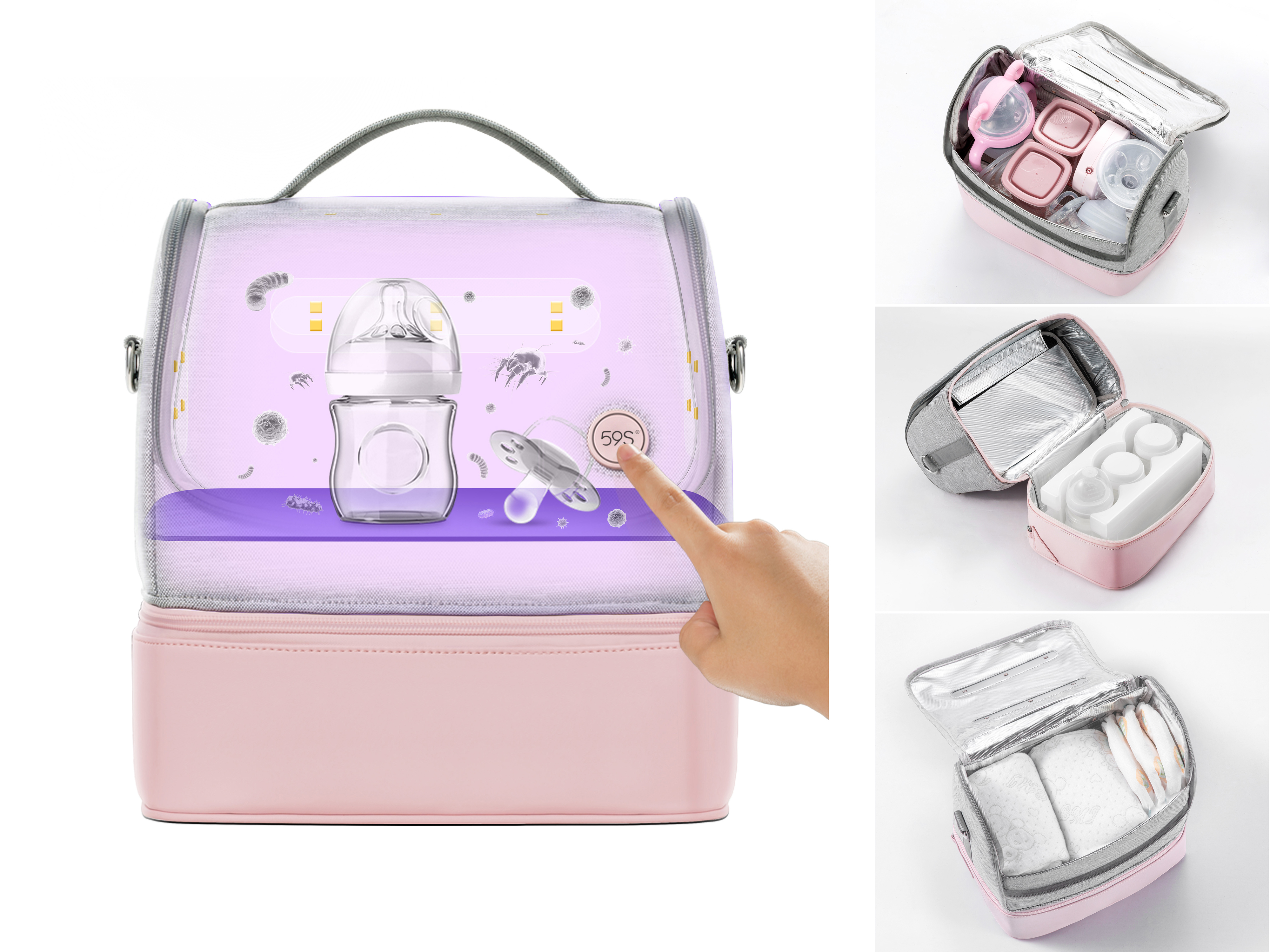 UVC LED Sterilization Mommy Bag