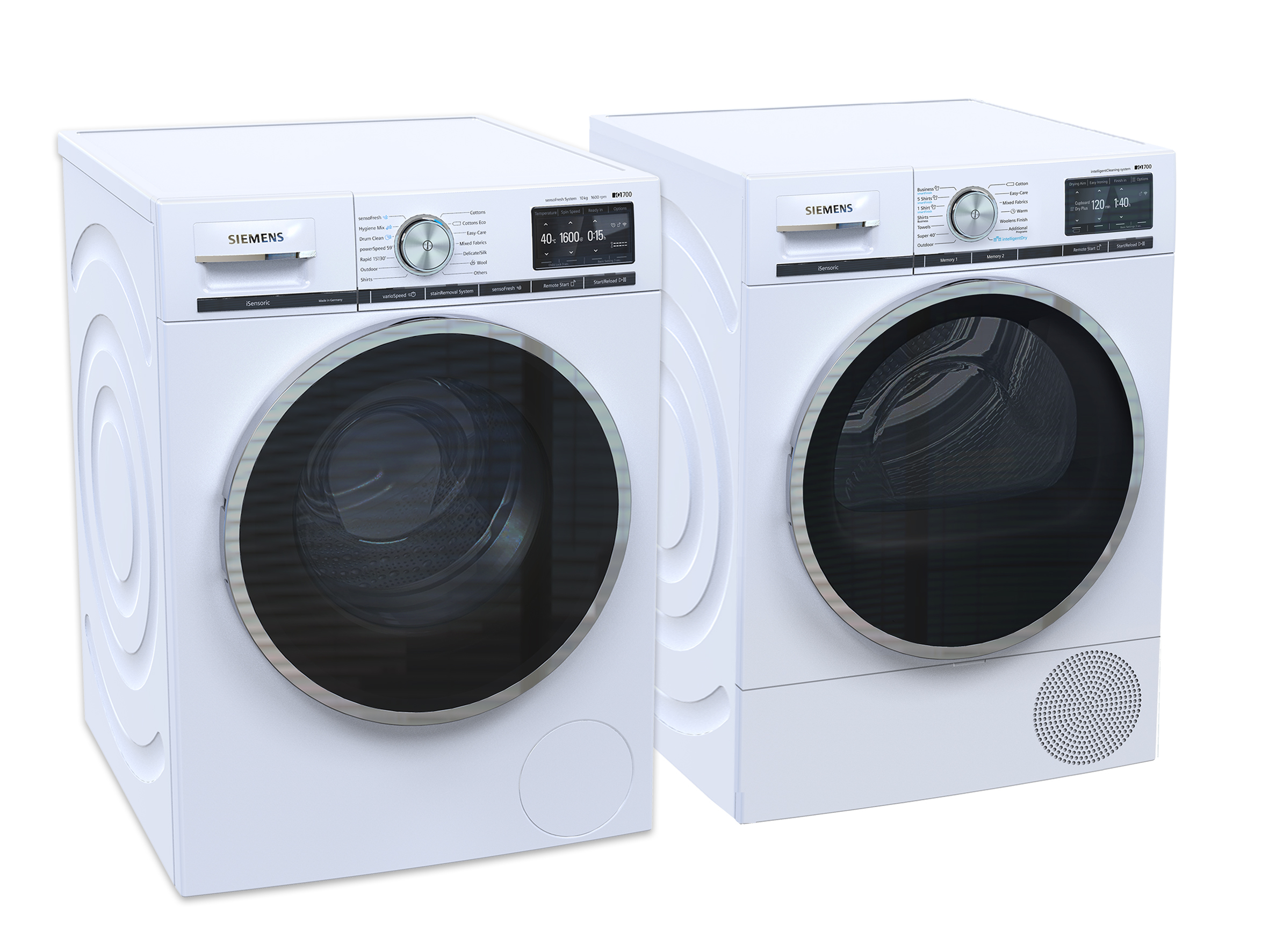 Siemens iQ800 washer & dryer