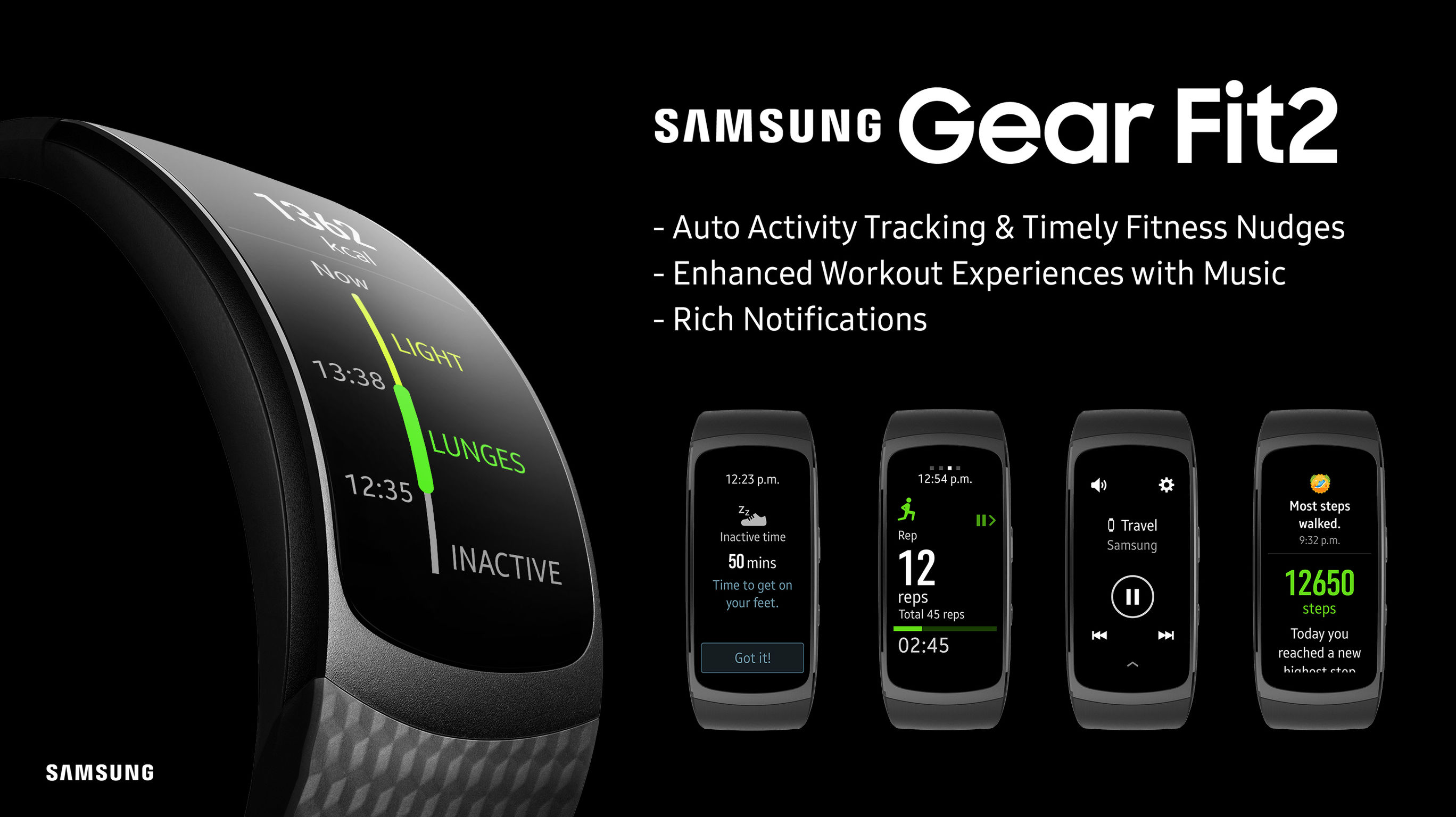 Kort geleden doorgaan met hek iF Design - Samsung Gear Fit2 UX
