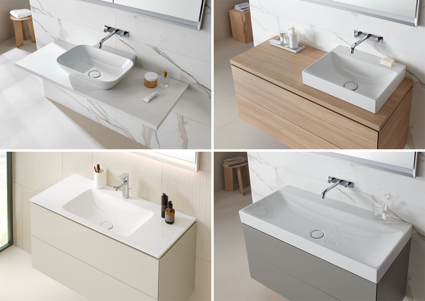 Geberit ONE washbasins and furniture