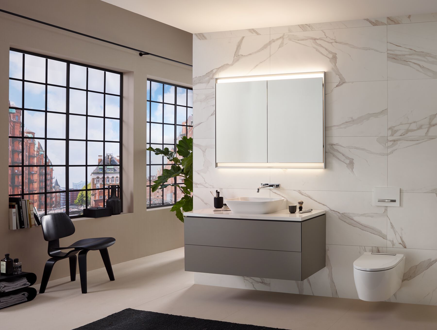 Geberit ONE washbasins and furniture