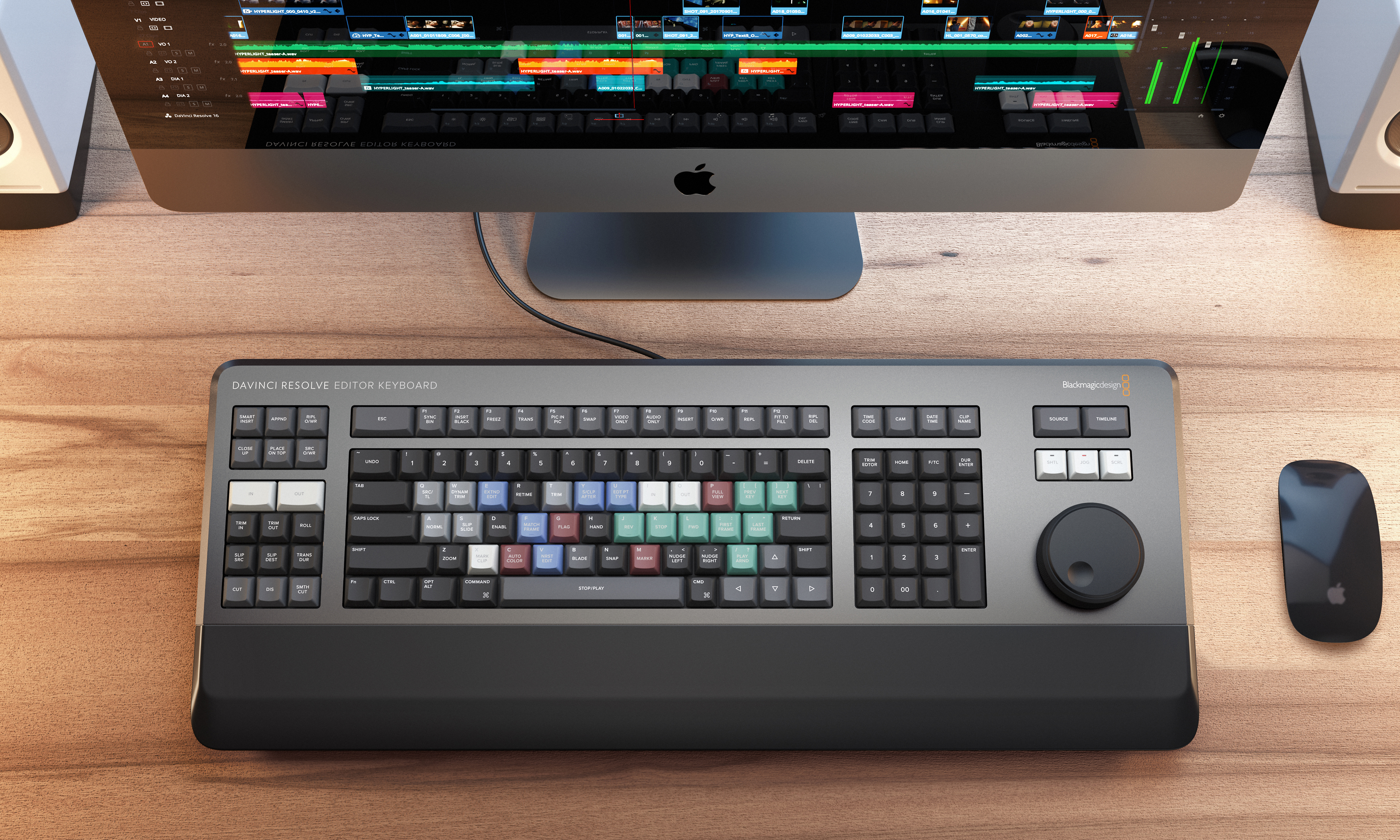 Blackmagic DaVinci Resolve Editor Keyboard