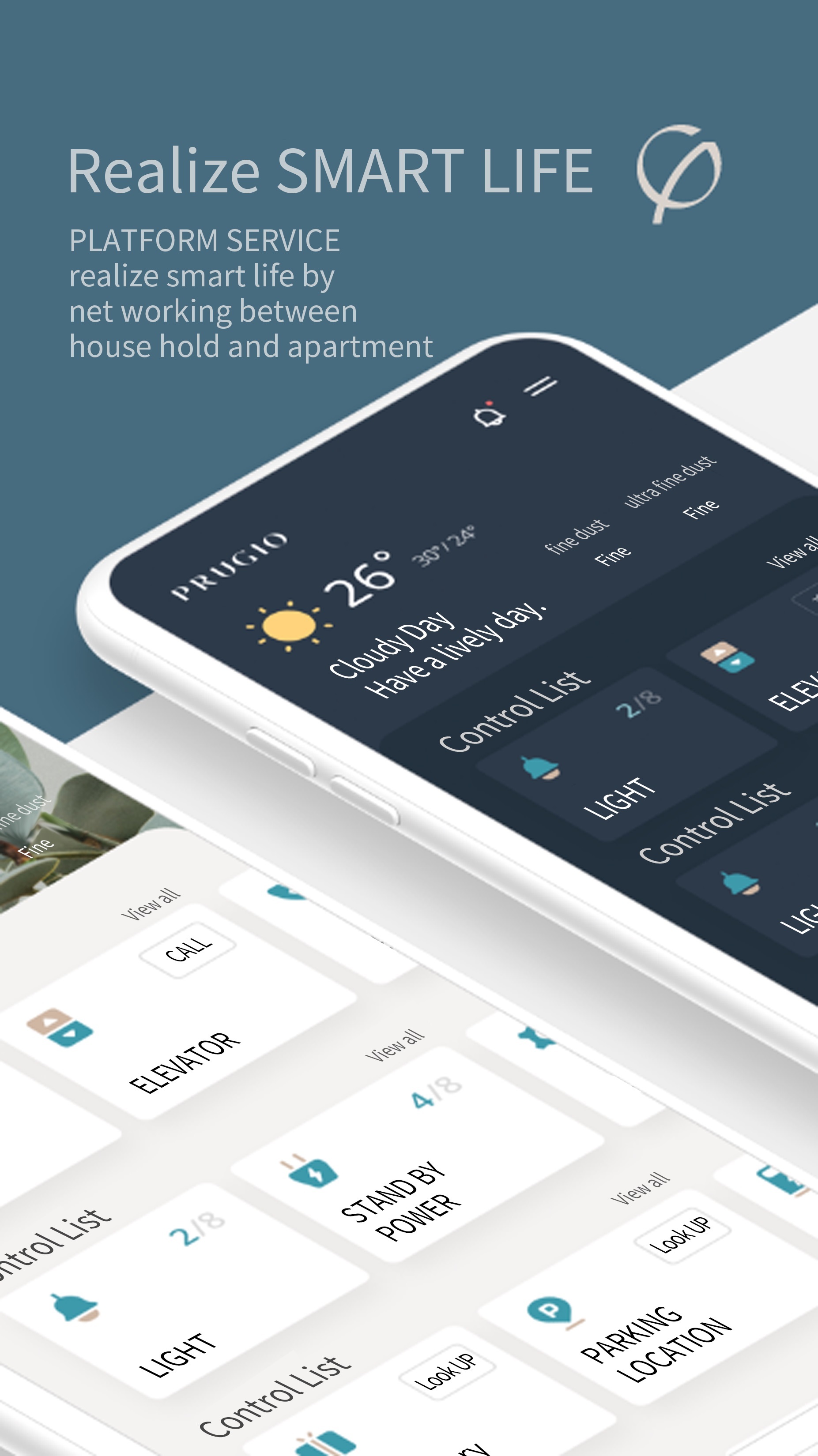 Prugio Smart Home Application