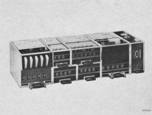 Modularsystem von Elektromechnischen Impulszählern