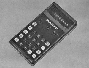 Elektronischer Taschenrechner FACIT 1103