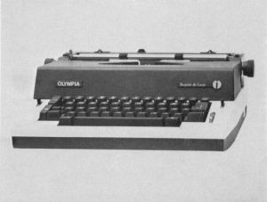 Schreibmaschine Report de Luxe