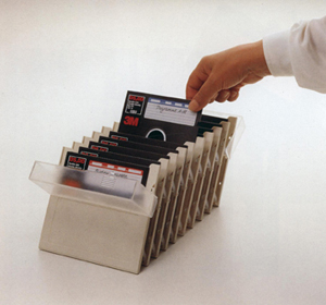 Disketten-Flexibox für 5 1/4"-Disketten