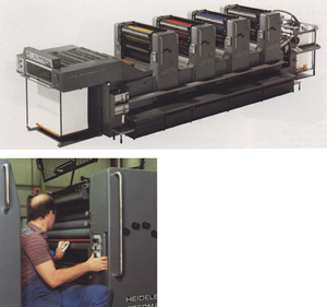 Heidelberg Speedmaster Bogenoffsetdruckmaschine
