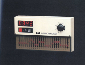 Thermoprogramm zur Kontrolle der Umgebungstemperatur