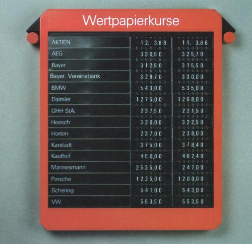 Optimatic 76 Kursanzeige-System