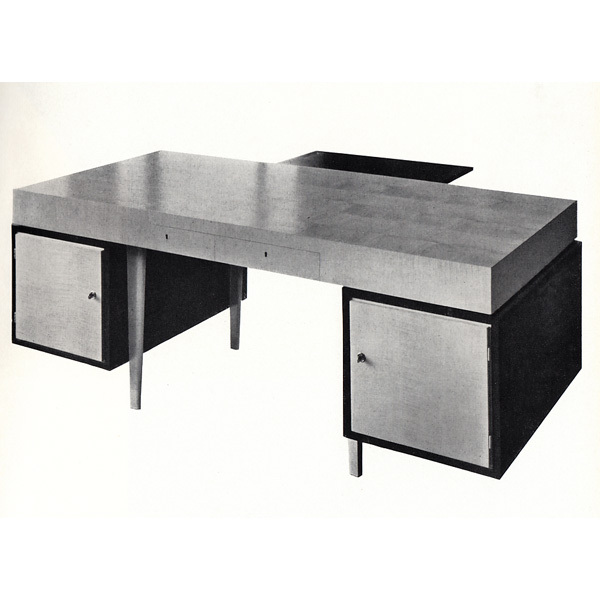 Soennecken-Schreibtisch "Schwarz-Weiß"
