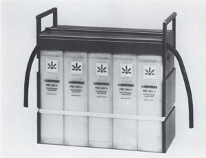 Batterieträger mit -Abdeckung für FNC-Akkumulatoren