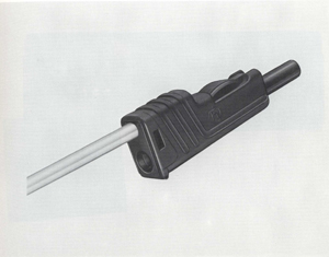 Sicherheits-Laborstecker mit 4-mm-Steckbuchse