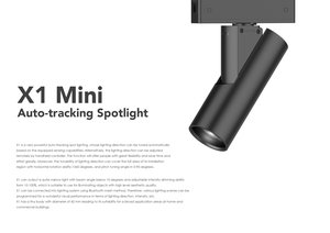 X1 Mini auto-tracking spot lighting