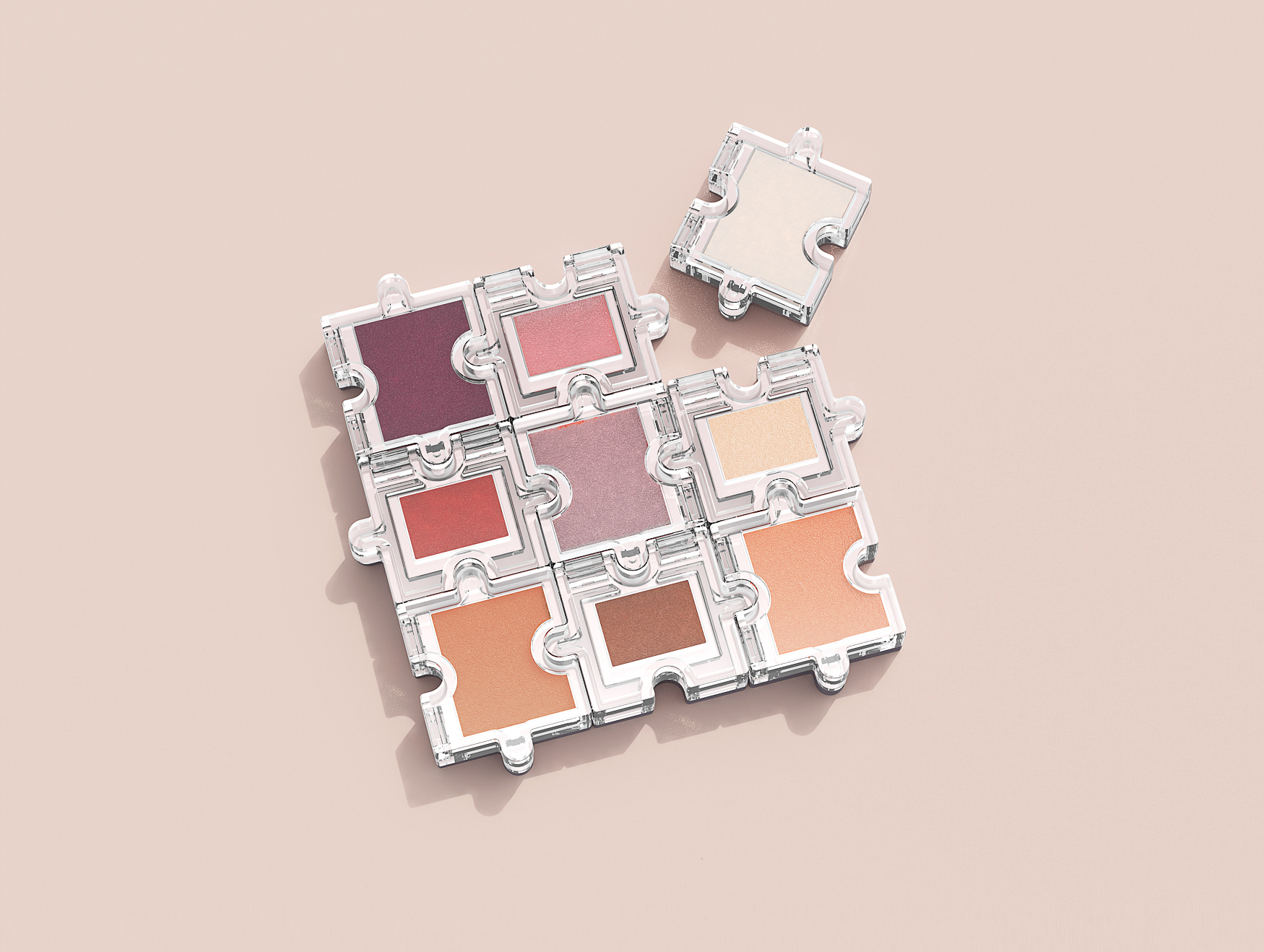 Puzzle - Play with beauty and joy Make-up compact