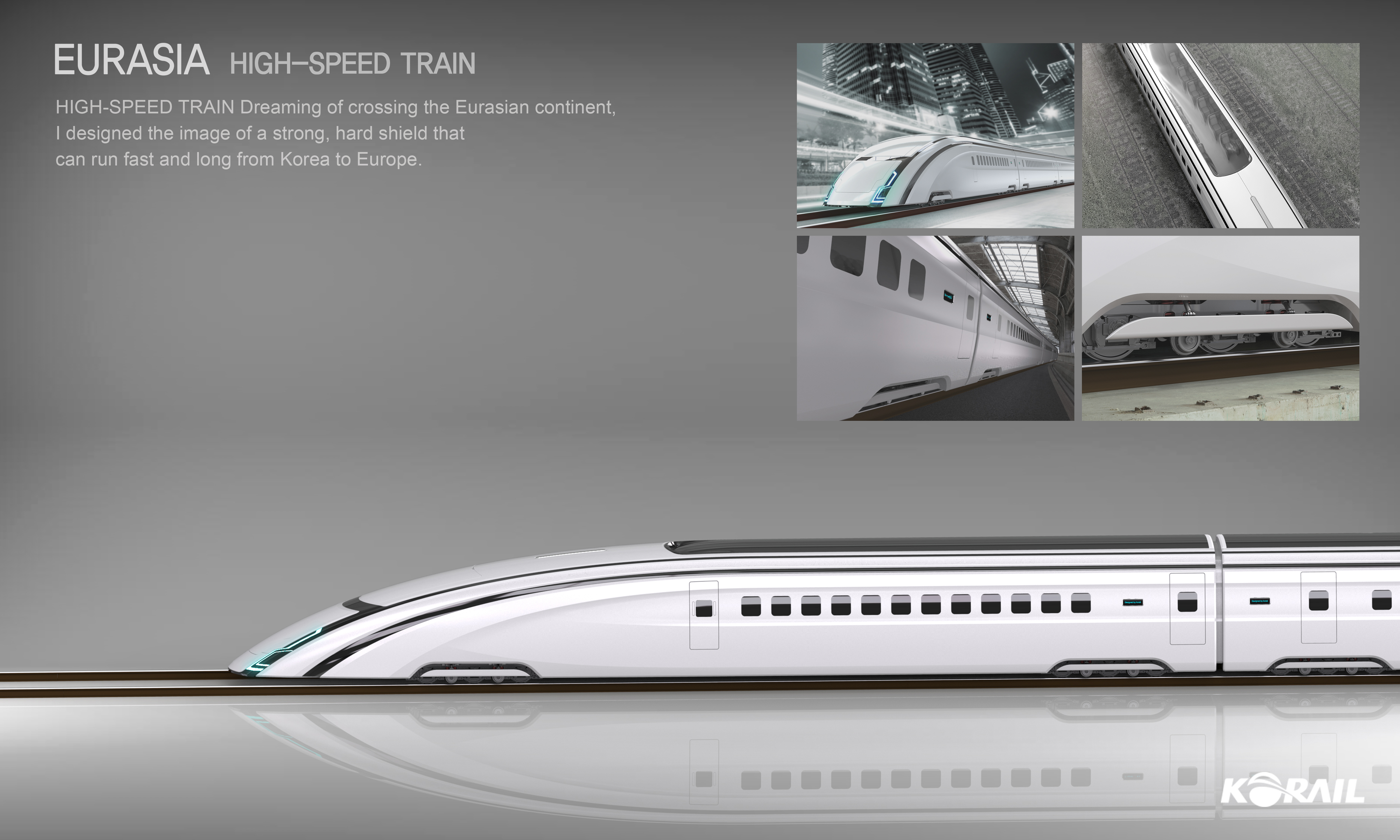 KORAIL Eurasia train concept design