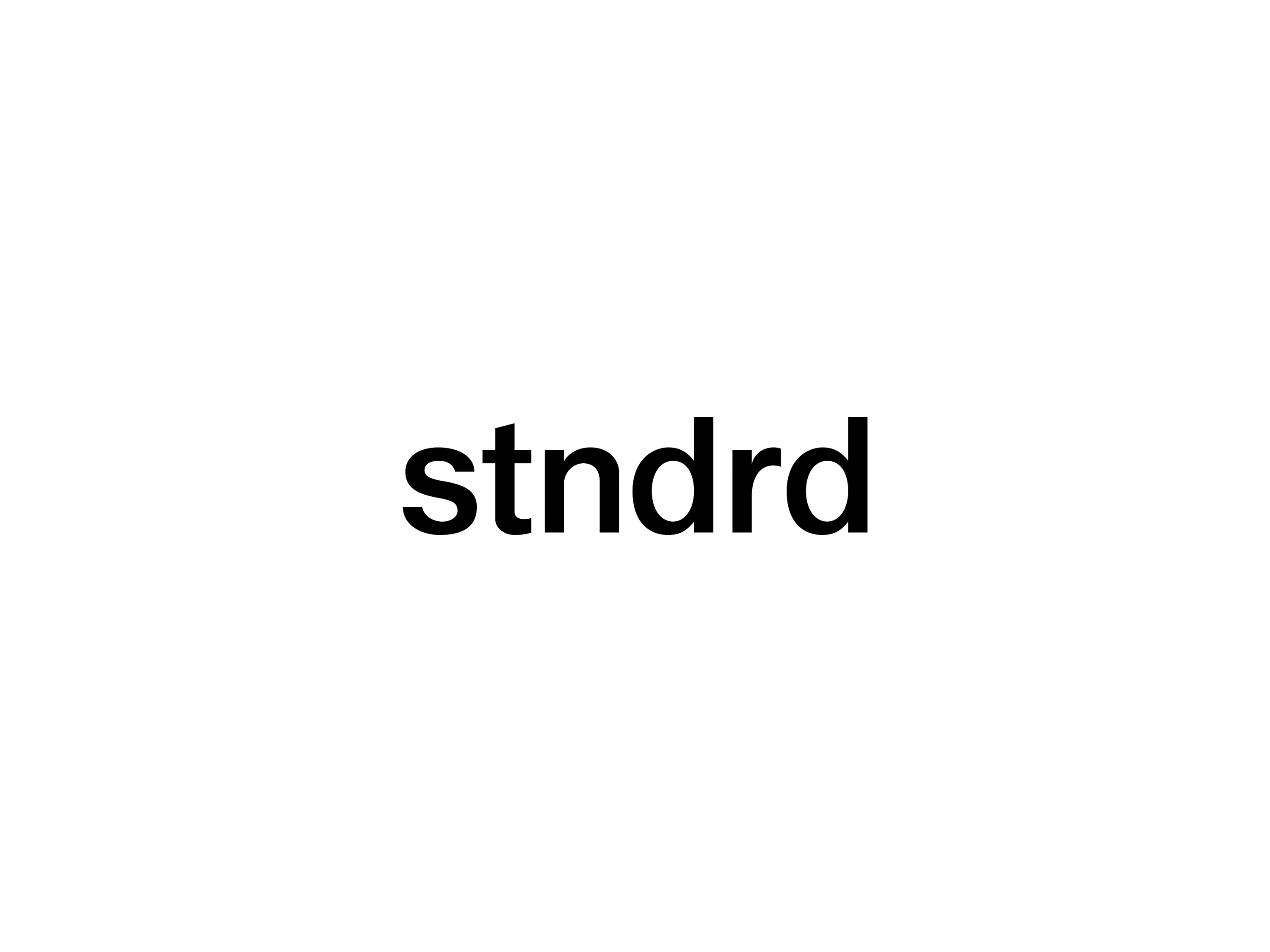 stndrd creative company CI design