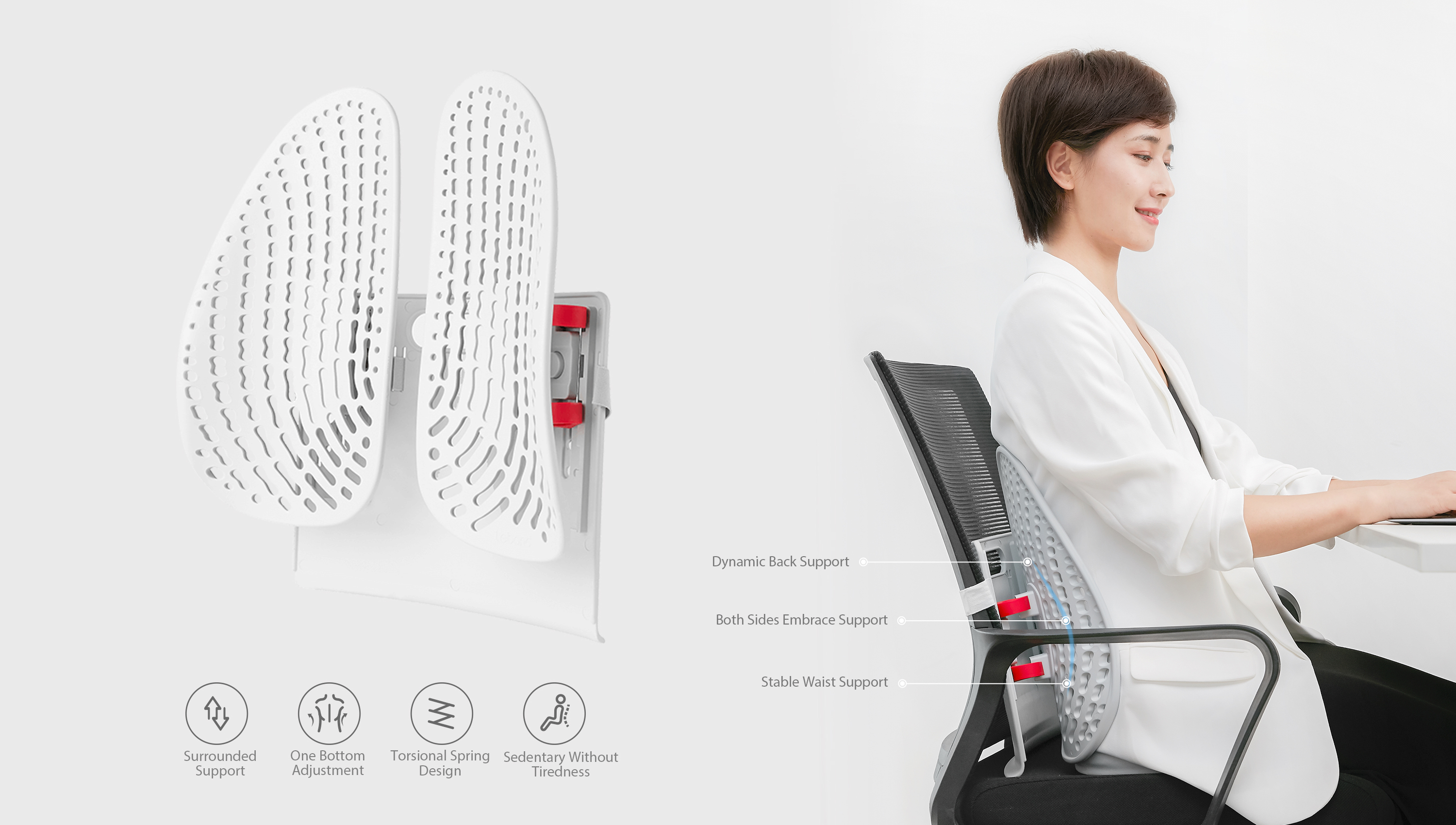 Leband Ergonomics Adjustable Back Cushion