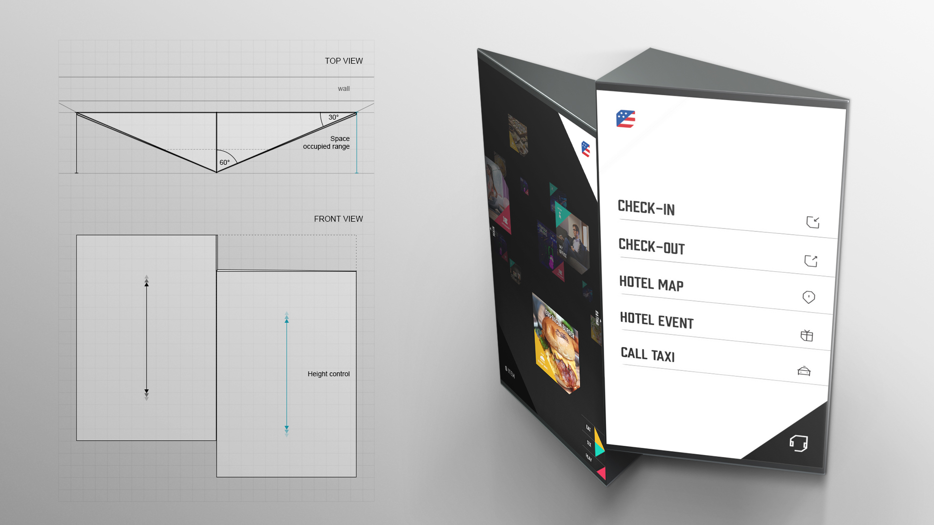 TRI - Kiosk for business hotel