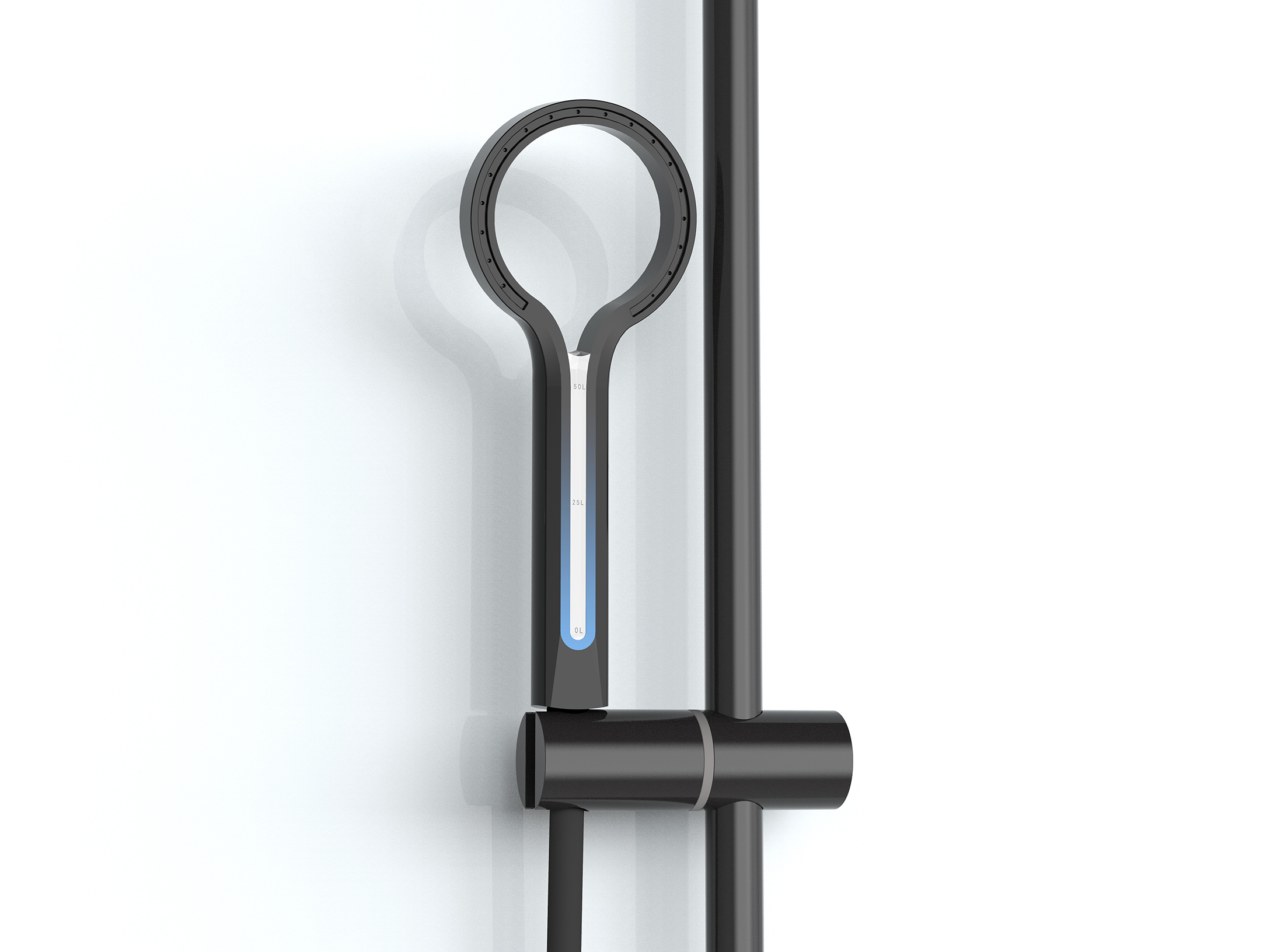 iF Design Water consumption visualization shower