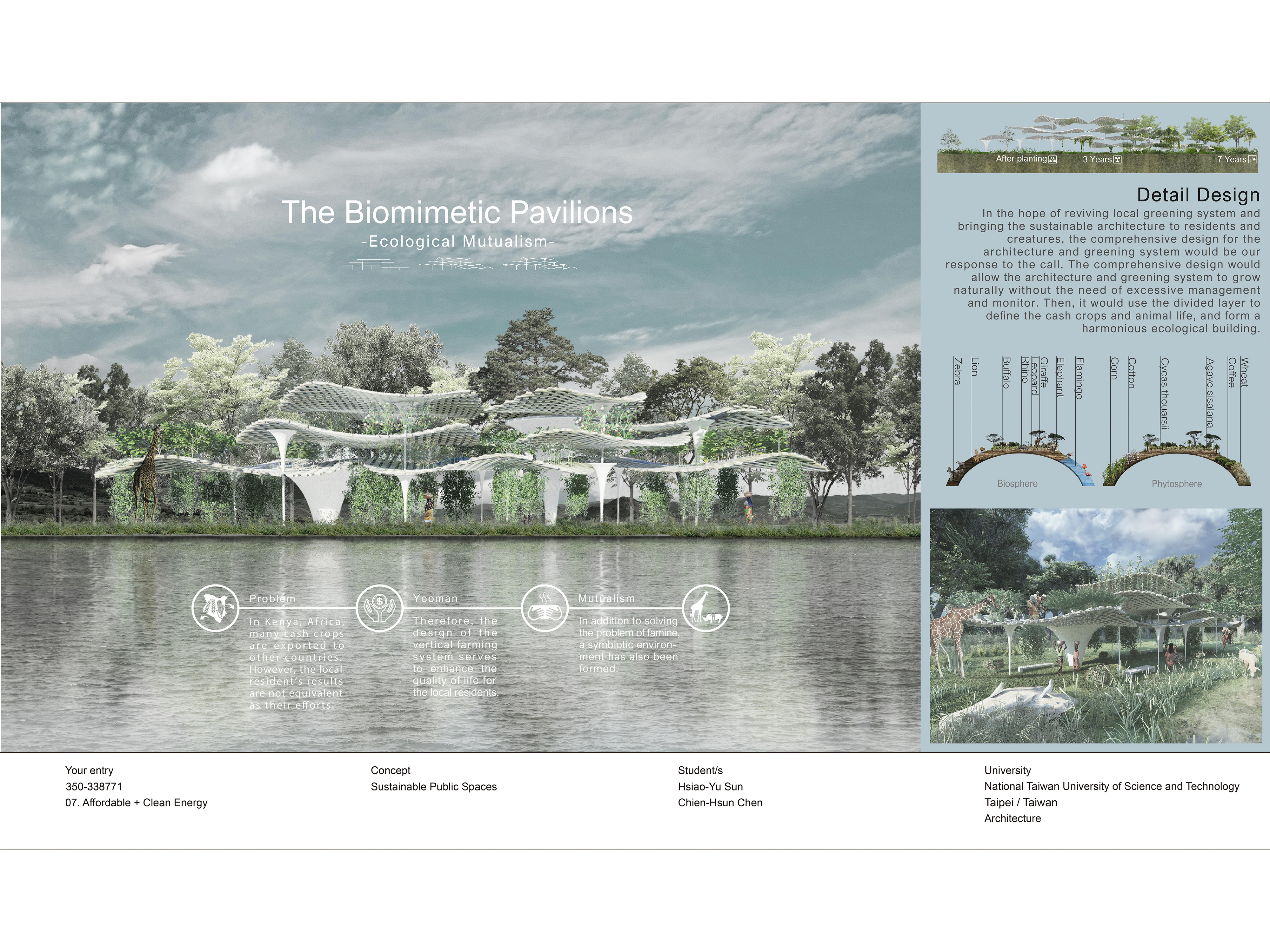 The Biomimetic Pavilions