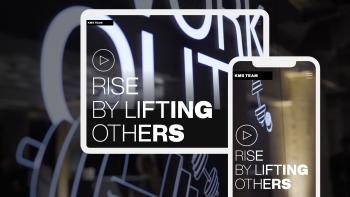 Rise by lifting others - KMS TEAM Website Relaunch