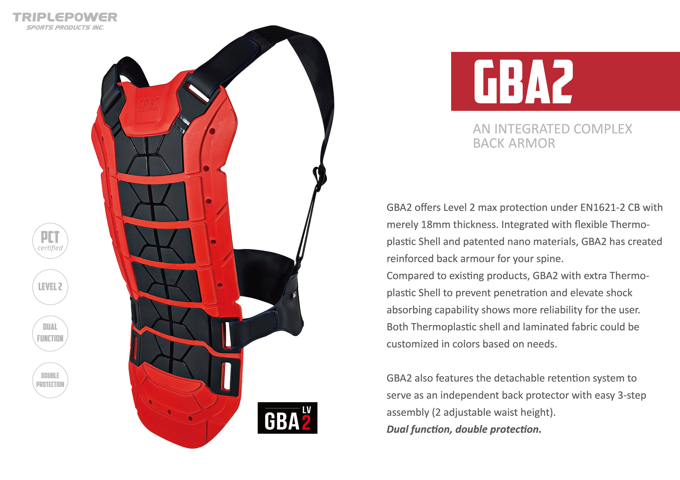 GBA2-AN INTEGRATED COMPLEX BACK ARMOUR