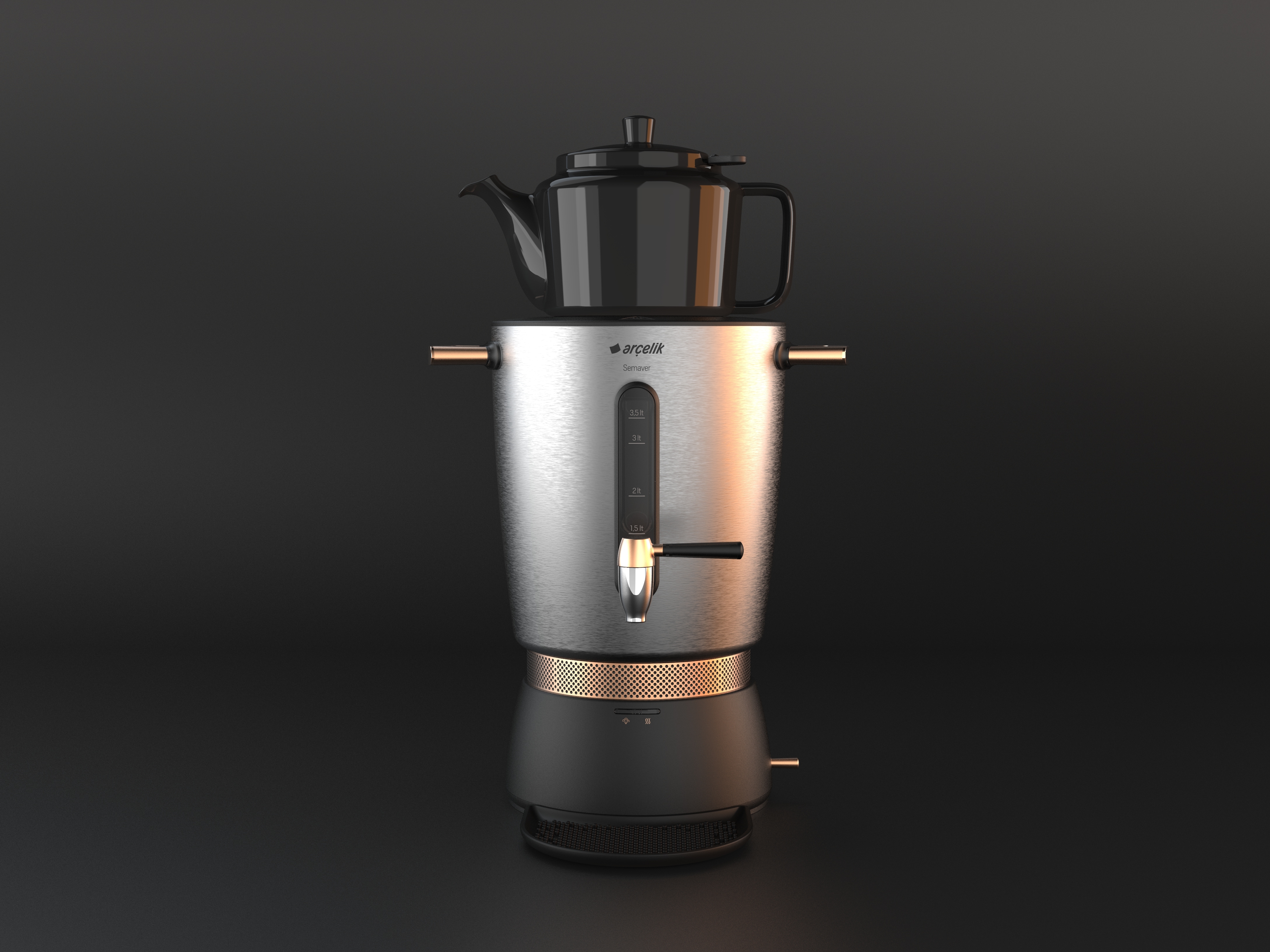 Arçelik Inox Electric Samovar