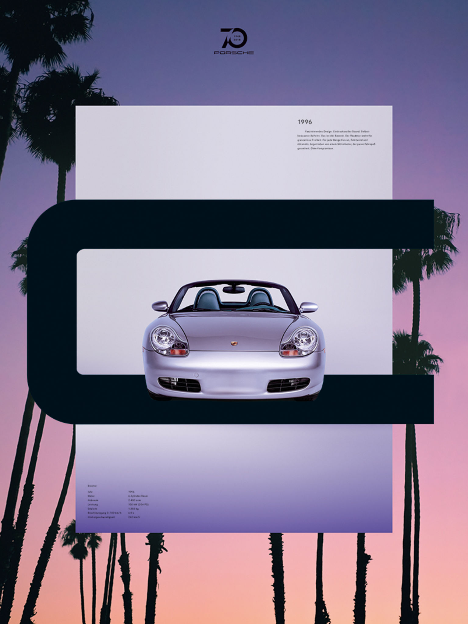 Porsche - 70 years Poster Series