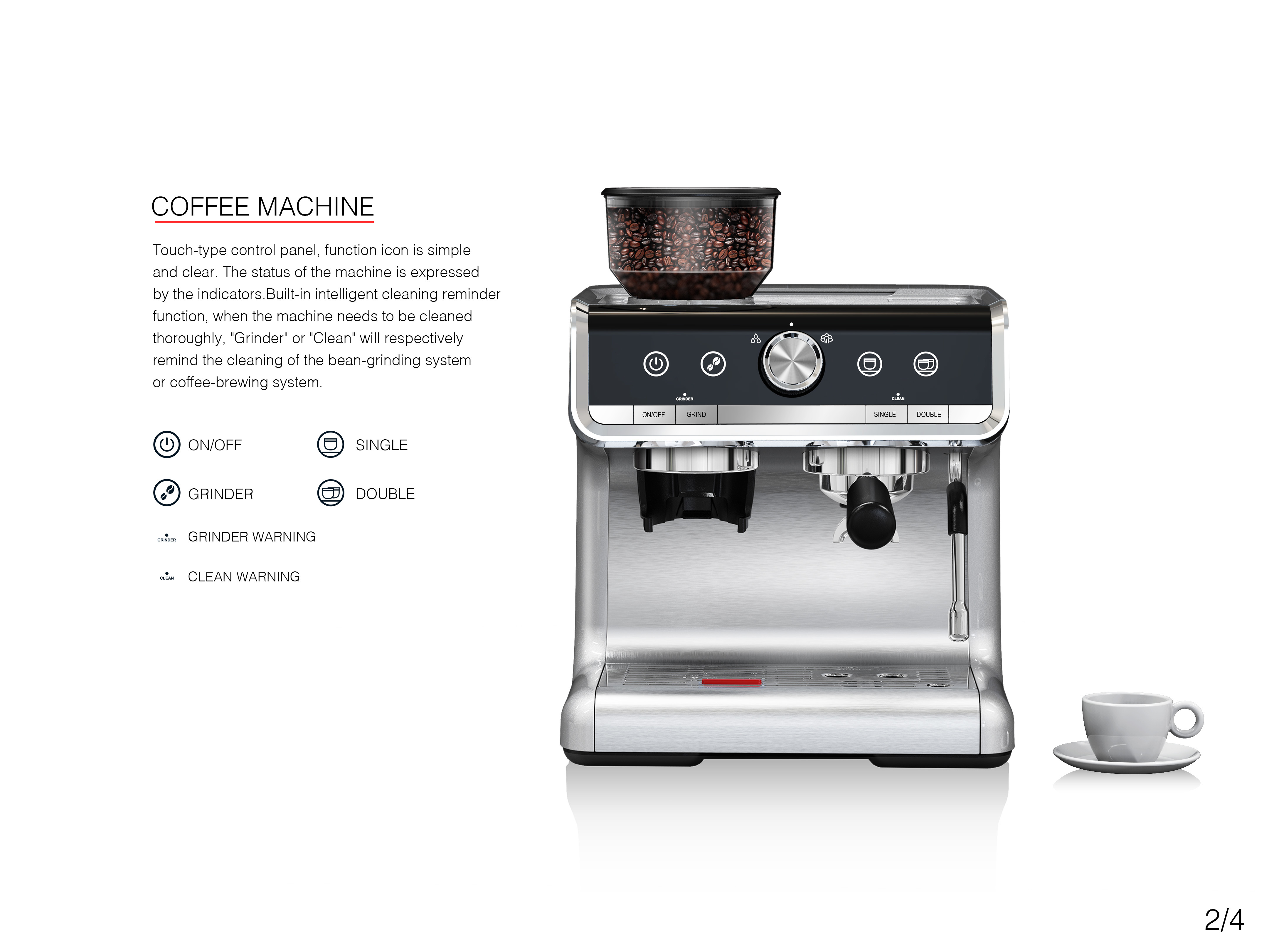 Grind&Brew coffee machine