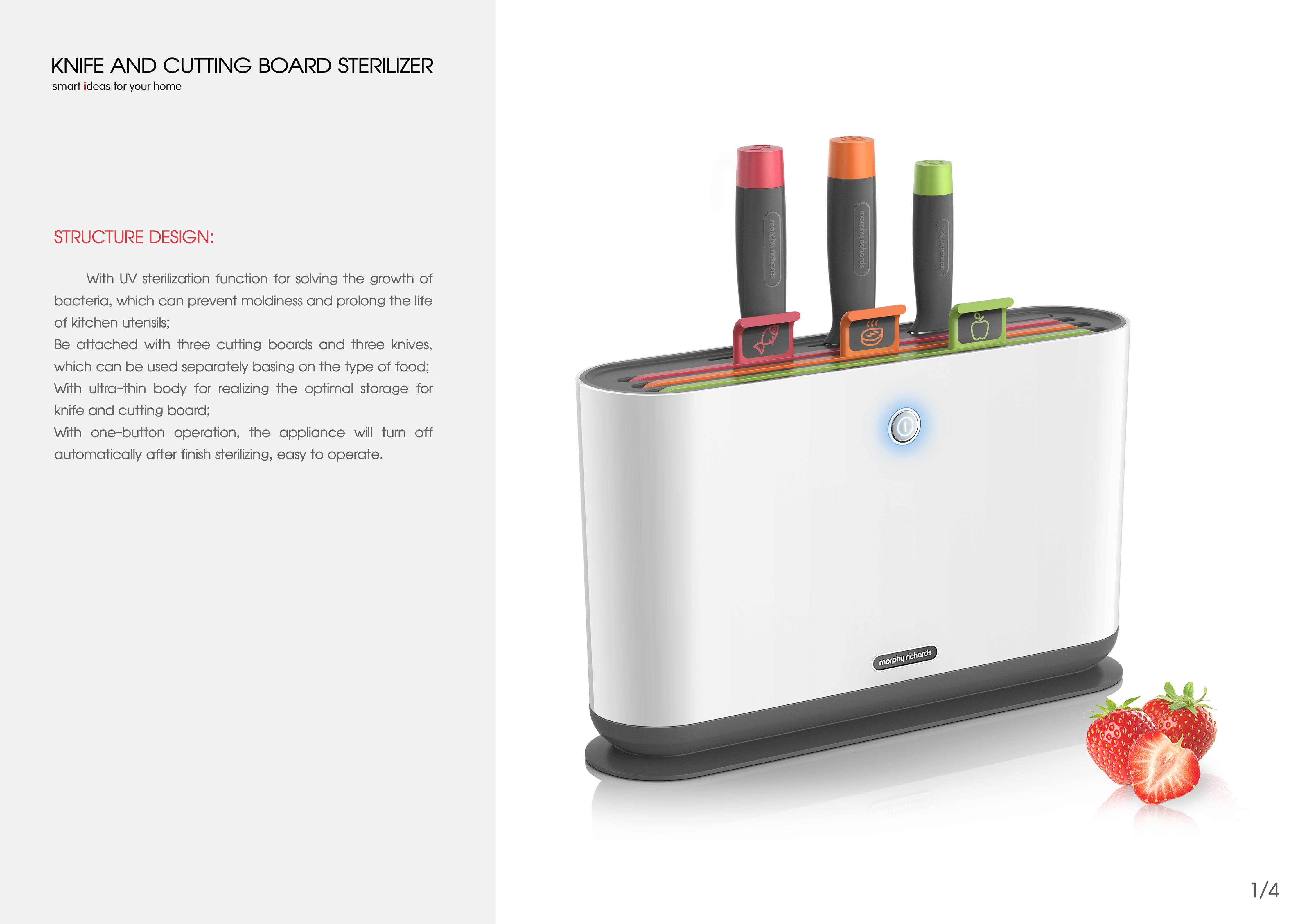 Cutting board&cutlery sterilizer